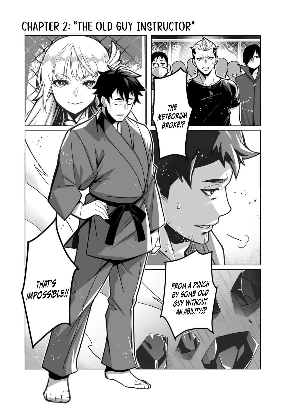 The Shadow Hero, an Old Man: In a World Where Superpowers Are Everything, a Powerless Old Man Is Doted On by His Beloved Disciple and Becomes a Hero from the Shadows Chapter 2 - page 3
