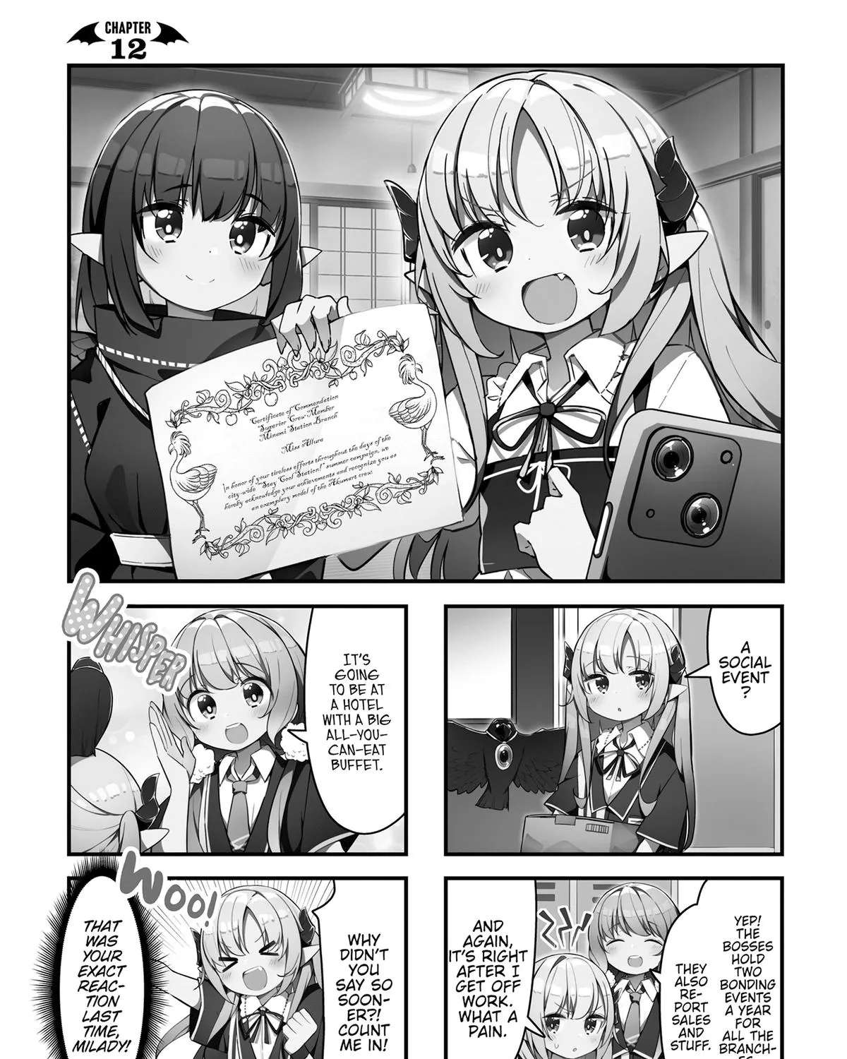 Konbini Yakin no Akuma-chan Chapter 12 - page 1