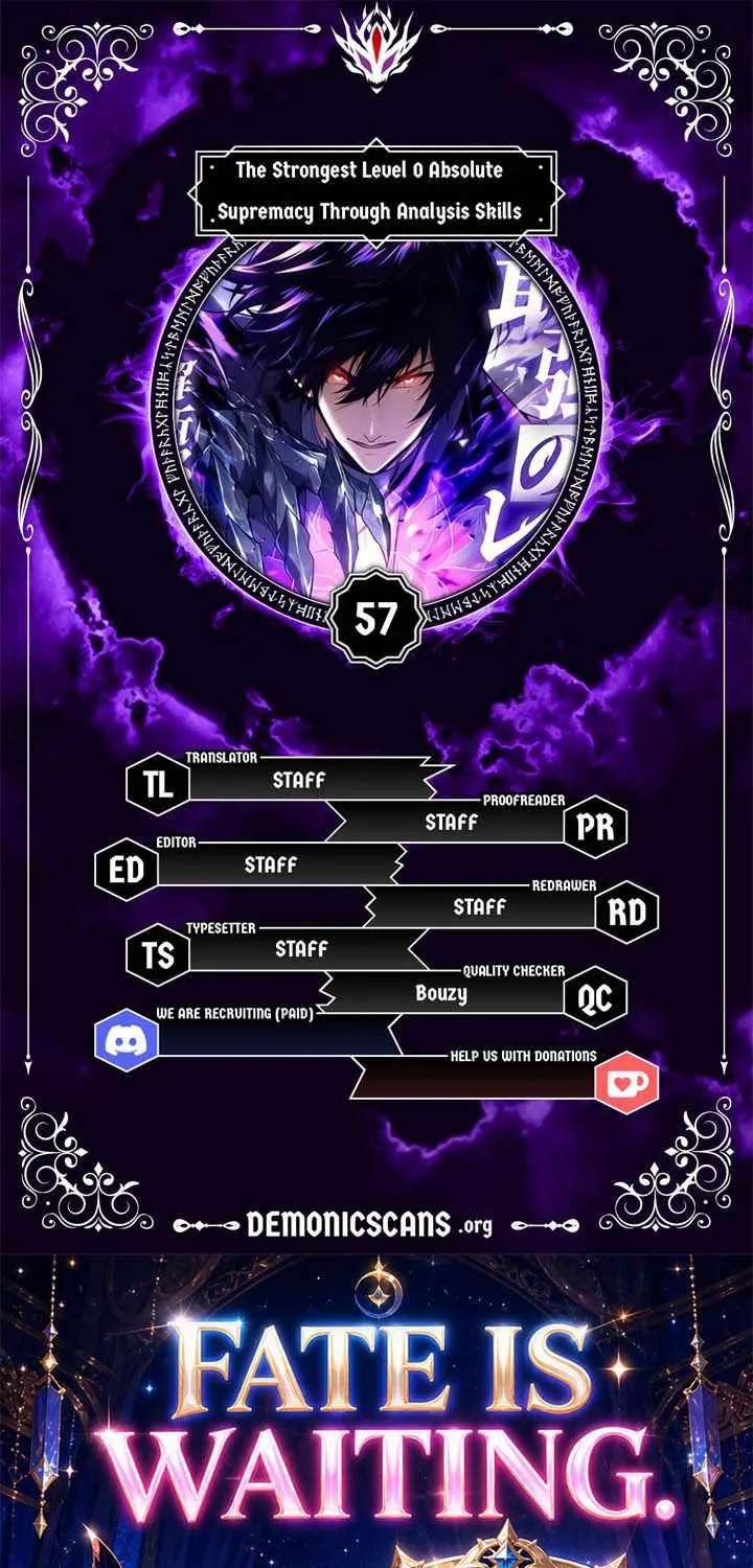 The Strongest Level 0 Absolute Supremacy Through Analysis Skills Chapter 57 - page 1