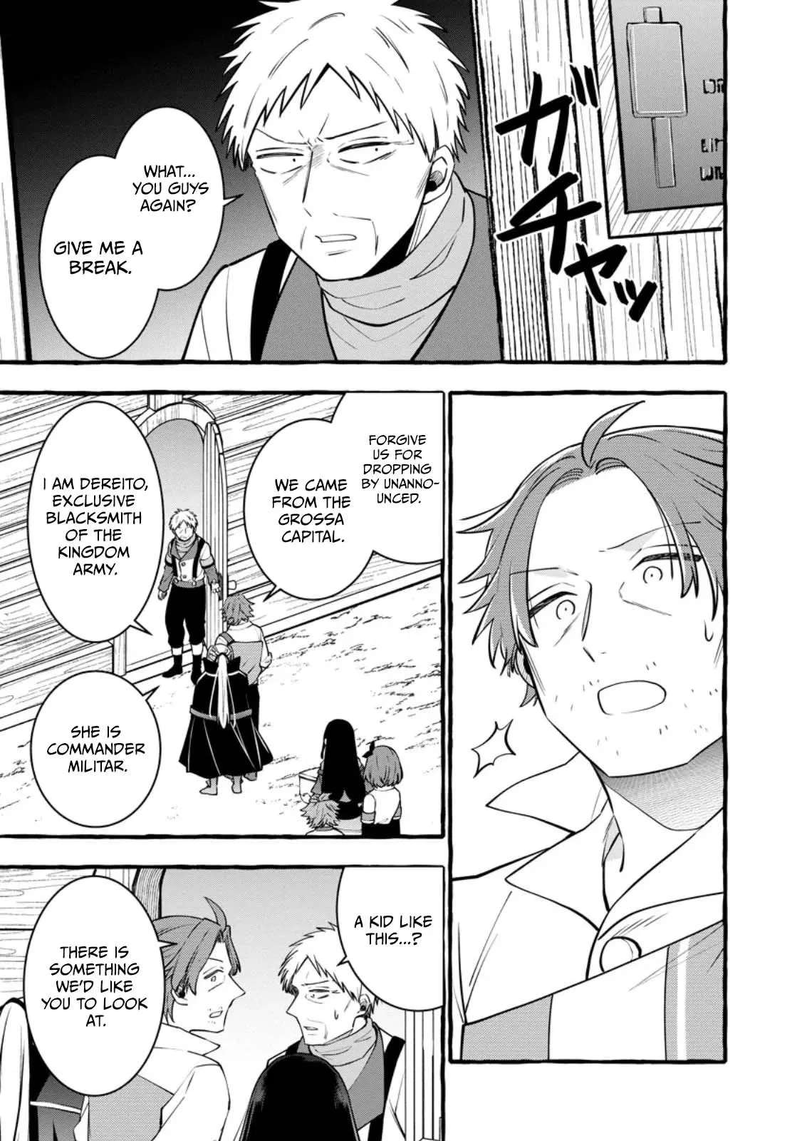 Tsuihou Sareta Ossan Kajishi, Nazeka Densetsu no Daimyouko ni Naru ~Mukashi Omocha no Buki o Tsukutteageta Kodomotachi ga Zenin Eiyuu ni Natteita~ Chapter 25.2 - page 12