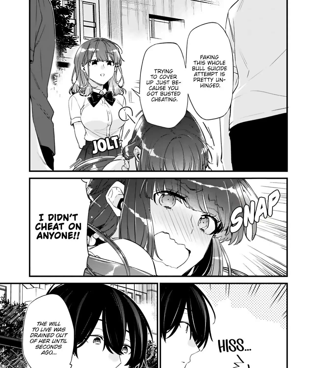 Osananajimi Kanojo no Morahara ga Hidoin de Zetsuen Sengen Shiteyatta: Jibunrashiku Ikiru koto ni shitara, Nazeka Tonari no Seki no Kakure Bishoujo kara Kokuhaku Sareta Chapter 54.3 - page 17
