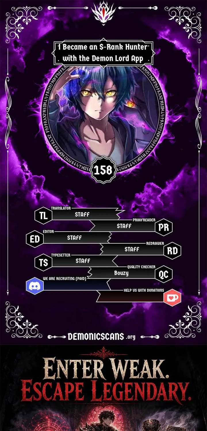 I Became An S-Rank Hunter With The Demon Lord App Chapter 158 - page 1