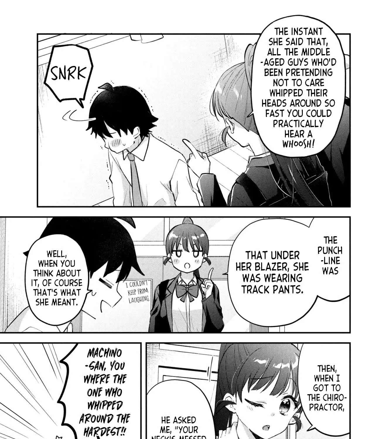 Machino-san, Waiting for a Comeback Chapter 17 - page 9