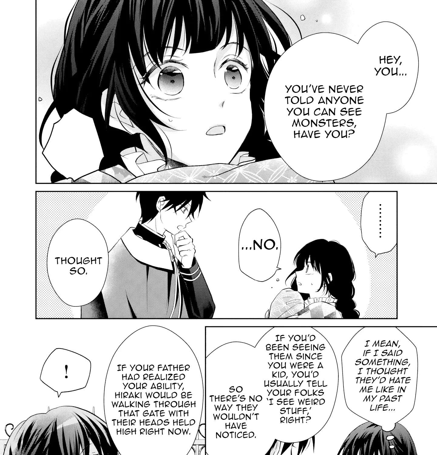 Usukawa Ichimai Mukouga wa: Konyaku Haki Sareta Futatabime no Jinsei, Ayakashi wo Miru me ga Saikyou Gunjin wo Michibiku Chapter 6 - page 54