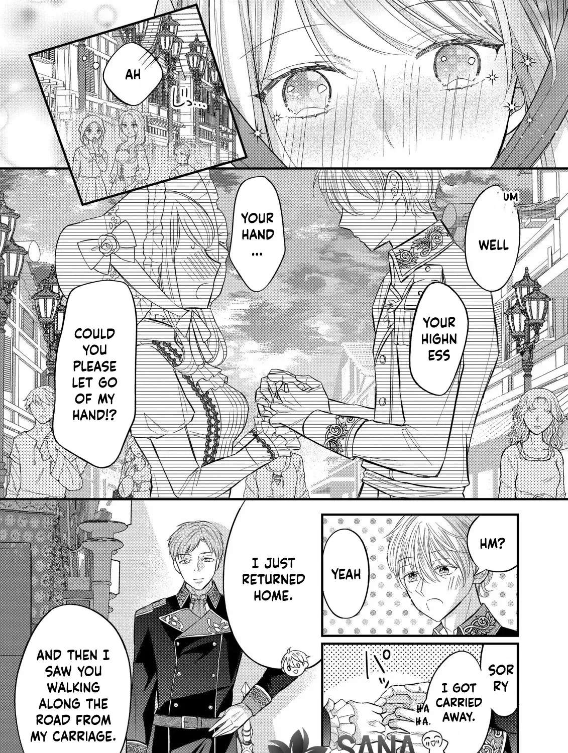 I Can't Escape the Overly Pushy Prince, but I'm Happy. Chapter 1 - page 7