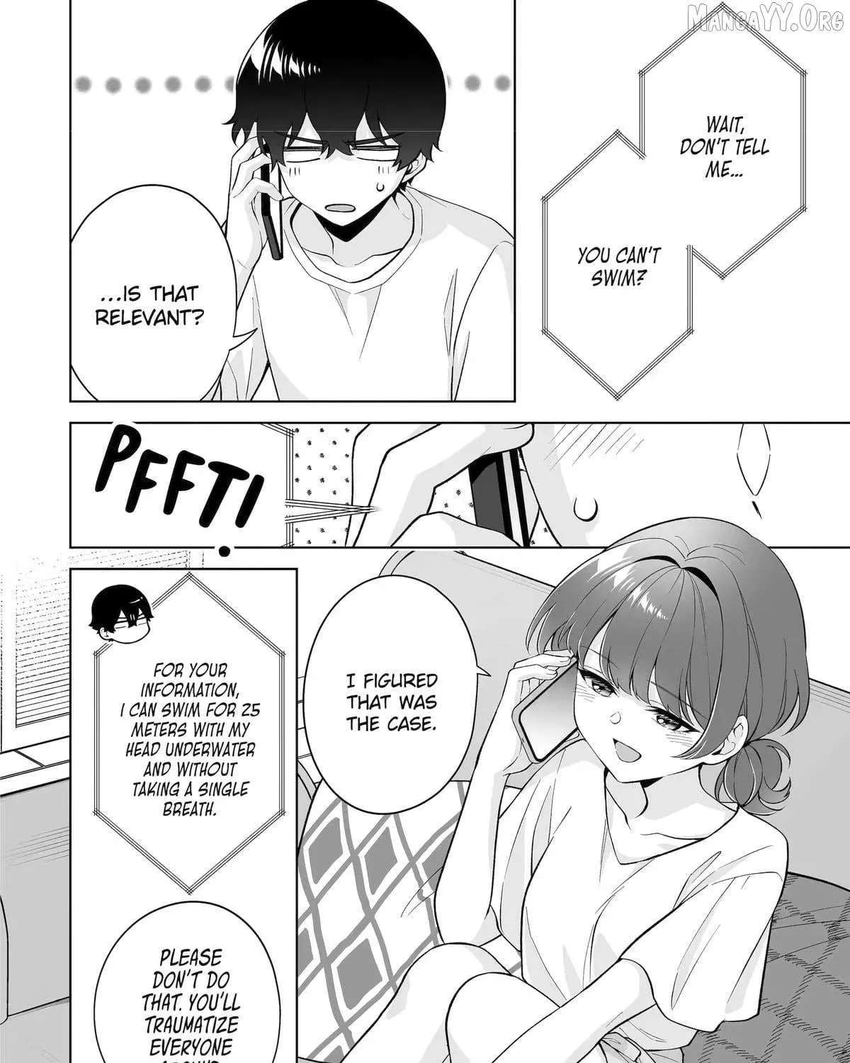 Please Leave Me Alone (For Some Reason, She Wants To Change A Lone Wolf's Helpless High School Life.) Chapter 34 - page 39
