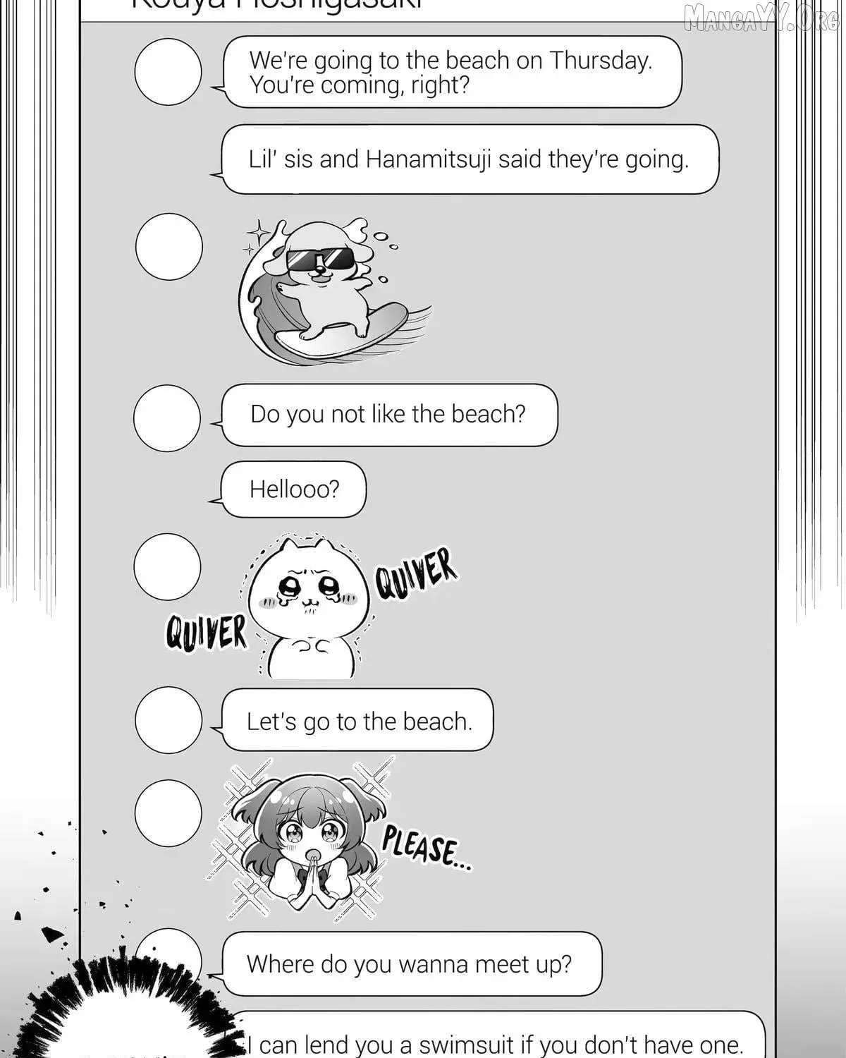 Please Leave Me Alone (For Some Reason, She Wants To Change A Lone Wolf's Helpless High School Life.) Chapter 34 - page 53