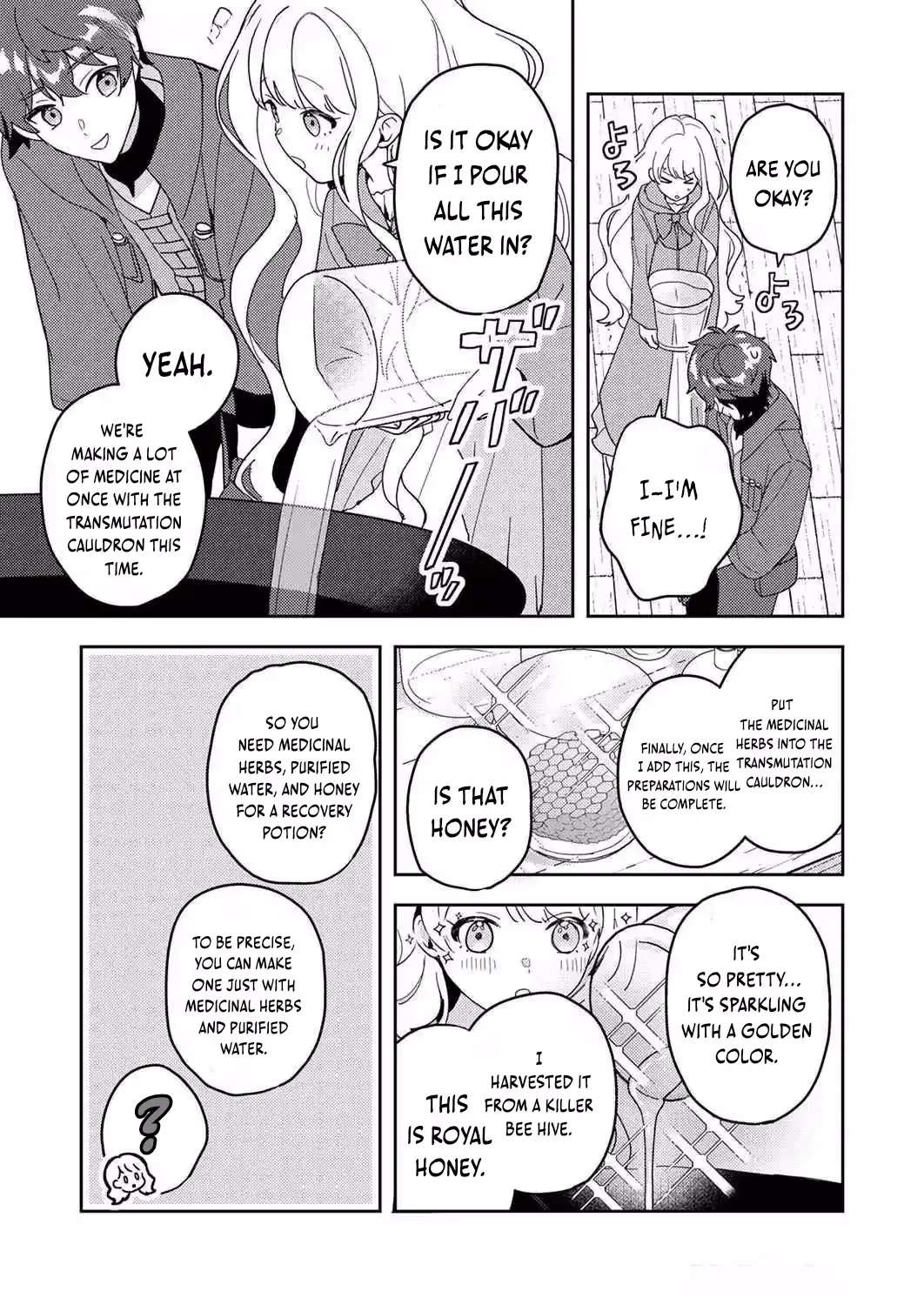 Renkinjutsushi no Henkyou Saisei Slow Life ~S-kyuu Party de Koritsu Shita Shoujo wo Kabattara Tsuihousareta no de, Issho ni Shiawase ni Kurashimasu~ Chapter 7 - page 6