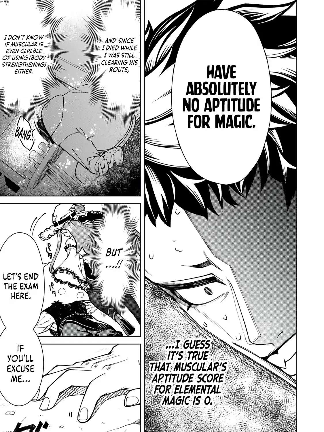 As the Game Progresses, I’m Reincarnated as a Muscle-Brained Character Who Becomes Less and Less Useful, but I Still Decide to Master Physics Chapter 2 - page 24