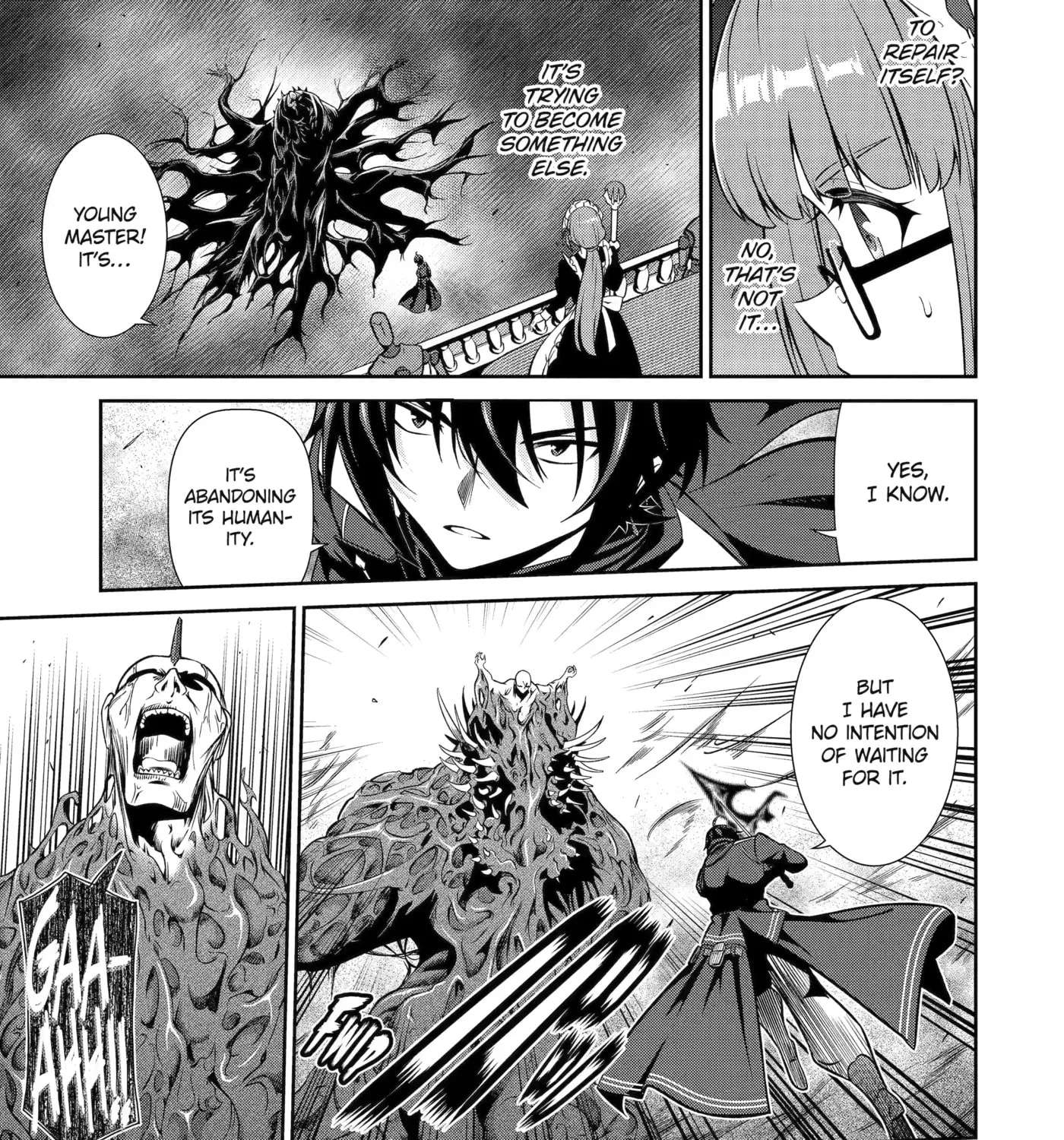 Zettai Maken no Sousen Duelist ~Ansatsu Kizoku ga Dorei Reijou wo Ikusei Shitara, Majutsu-goroshi no Kyuukyoku ma Kenshi ni Sodatte Shimattanda ga~ Chapter 24 - page 41