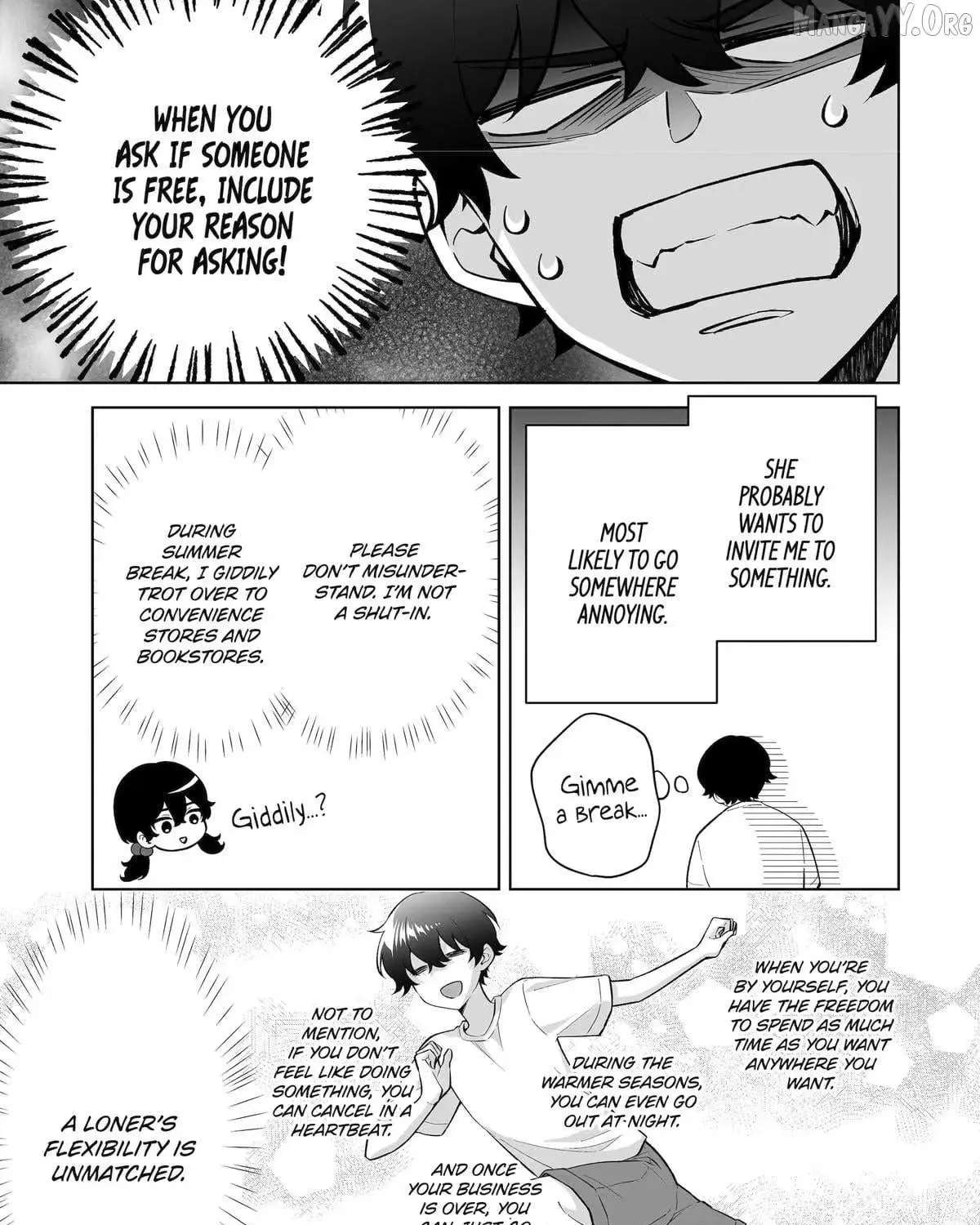 Please Leave Me Alone (For Some Reason, She Wants To Change A Lone Wolf's Helpless High School Life.) Chapter 34 - page 25