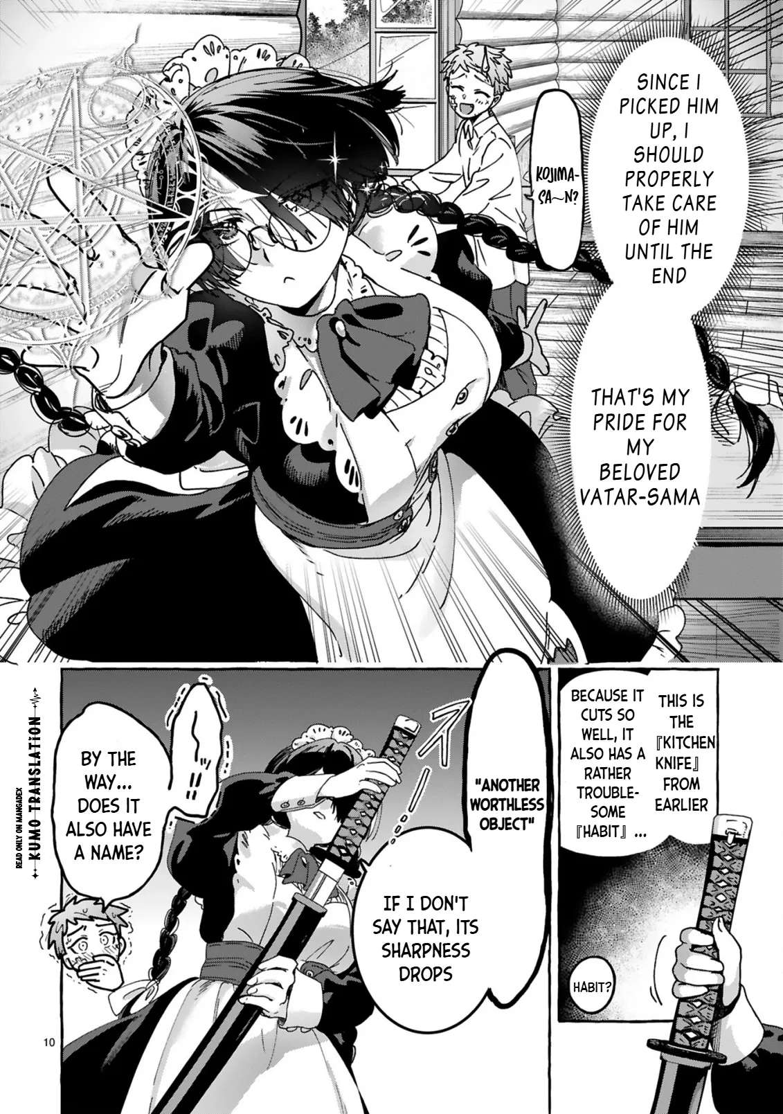 Miss Kojima, the Widowed Young Lady, Is the Strongest and Cutest Chapter 3 - page 13