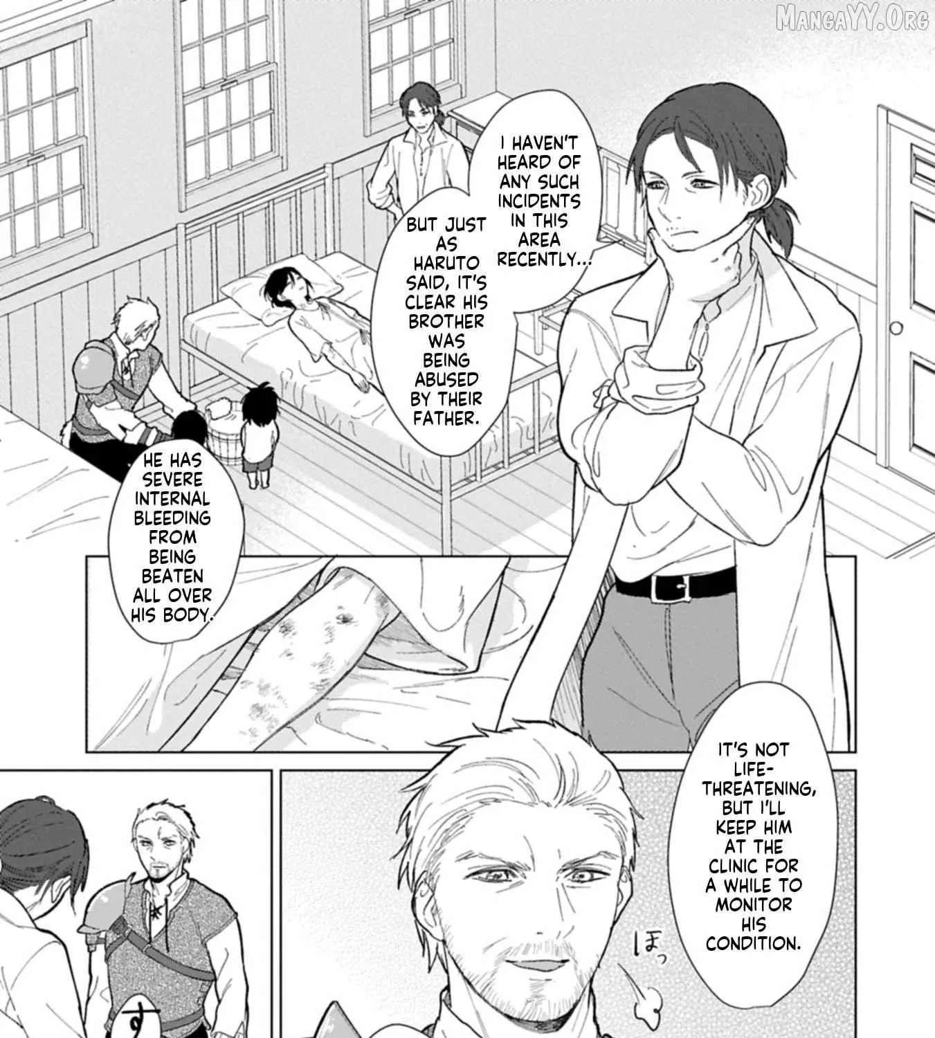 Ashita mo Ii Hi de Arimasu You ni.: Isekai de Atarashii Kazoku ga Dekimashita: San Kyoudai no Hokkori Gohan Nikki Chapter 1 - page 38