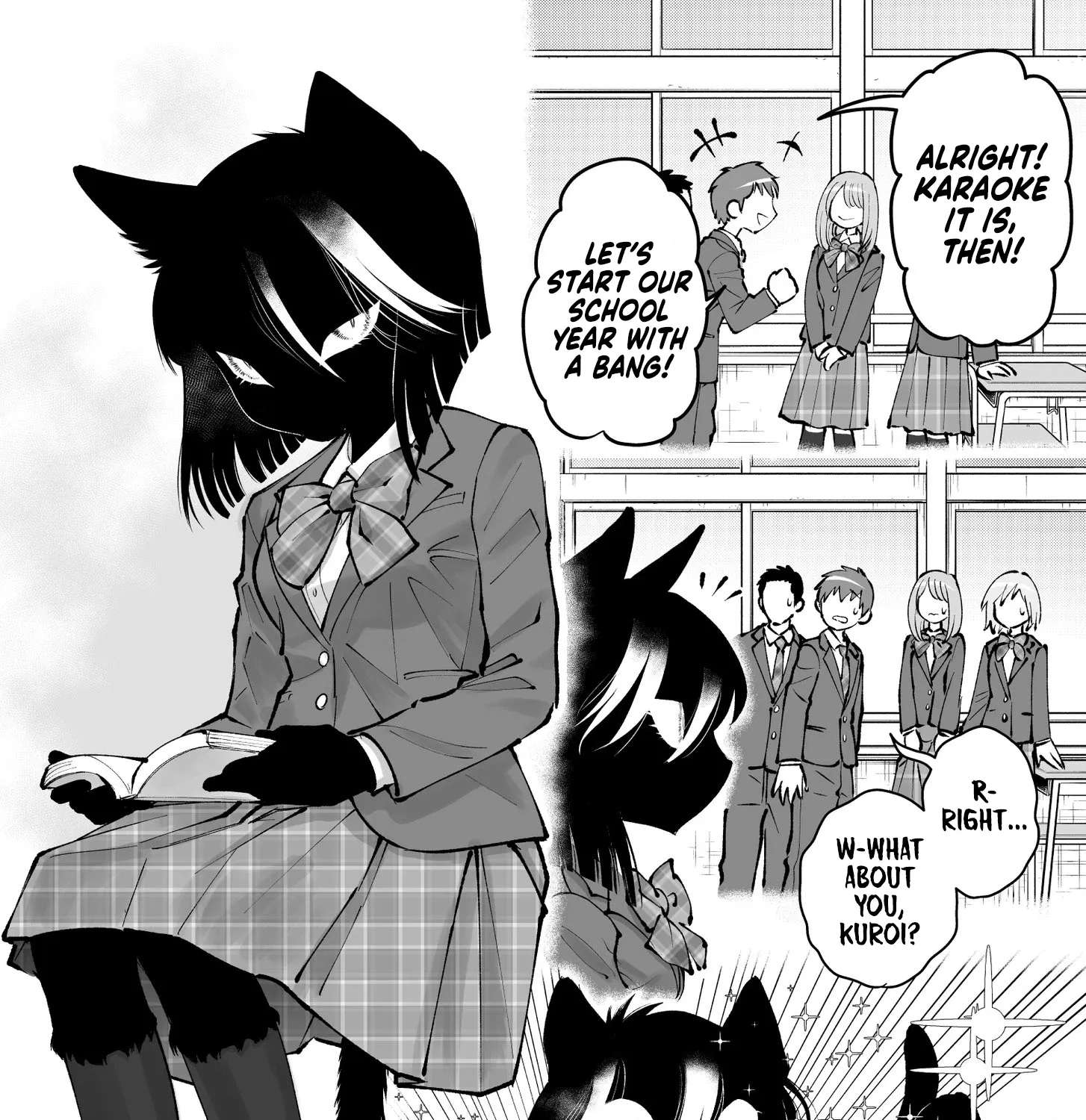 Kamoku dakedo Mechakucha Nori no Ii Kuroneko-chan Chapter 1 - page 1