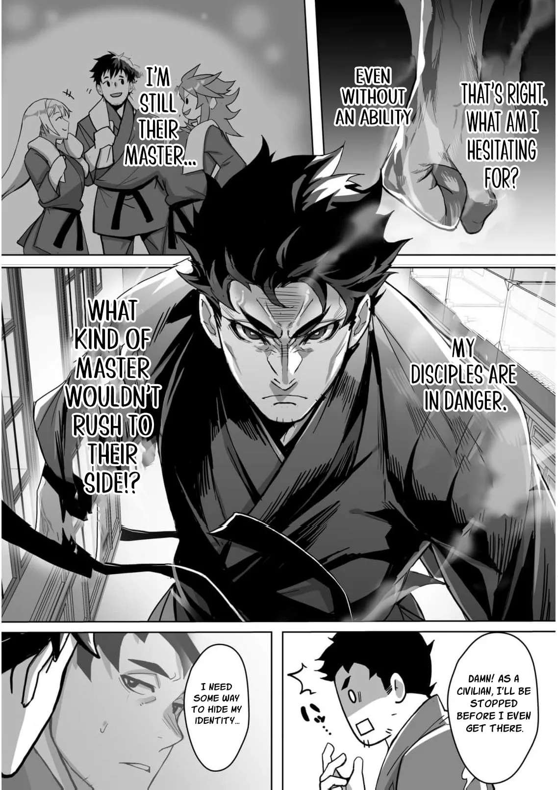The Shadow Hero, an Old Man: In a World Where Superpowers Are Everything, a Powerless Old Man Is Doted On by His Beloved Disciple and Becomes a Hero from the Shadows Chapter 6 - page 27