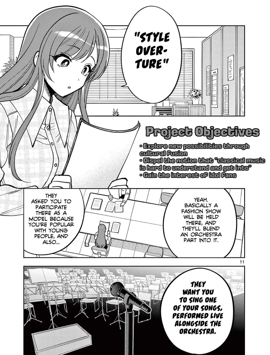 THE iDOLM@STER: Shiny Colors - Hazuki's Shinography Chapter 15 - page 12