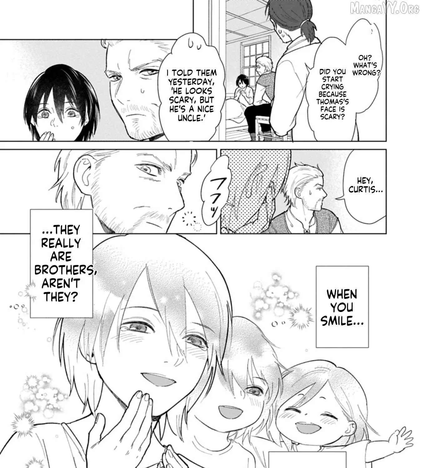 Ashita mo Ii Hi de Arimasu You ni.: Isekai de Atarashii Kazoku ga Dekimashita: San Kyoudai no Hokkori Gohan Nikki Chapter 1 - page 70