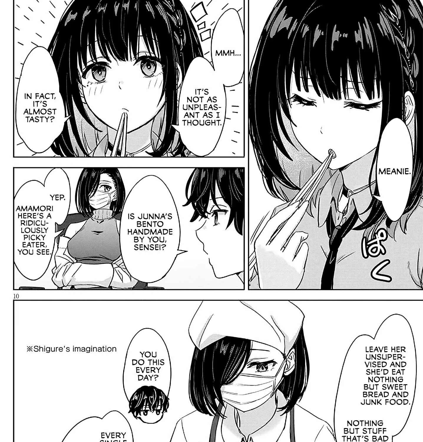Amamori Junna wa Shitsudo ga Takai Chapter 4 - page 19
