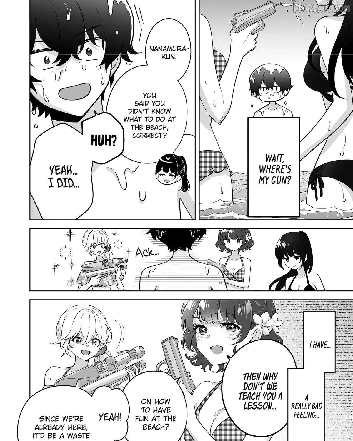 Please Leave Me Alone (For Some Reason, She Wants To Change A Lone Wolf's Helpless High School Life.) Chapter 36 - page 59
