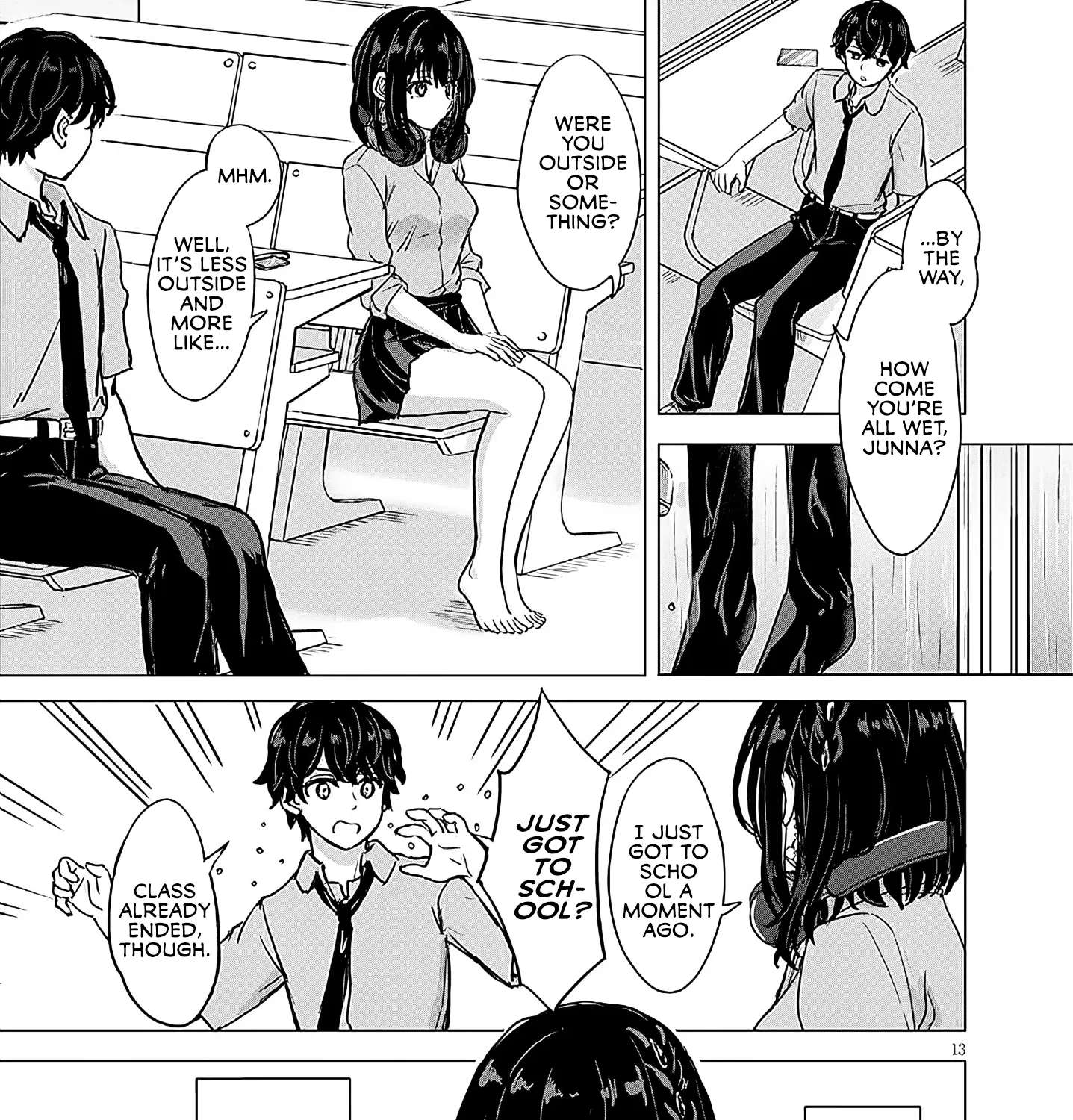 Junna Amamori is Humid Chapter 2 - page 25
