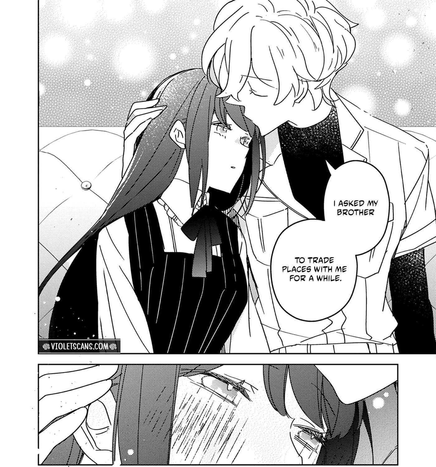 Kon'yakusha ga Uwaki Aite to Kakeochi Shimashita. Ouji Denka ni Dekiai Sarete Shiawase nanode, Imasara Modoritai to Iwaretemo Komarimasu. Chapter 34 - page 3