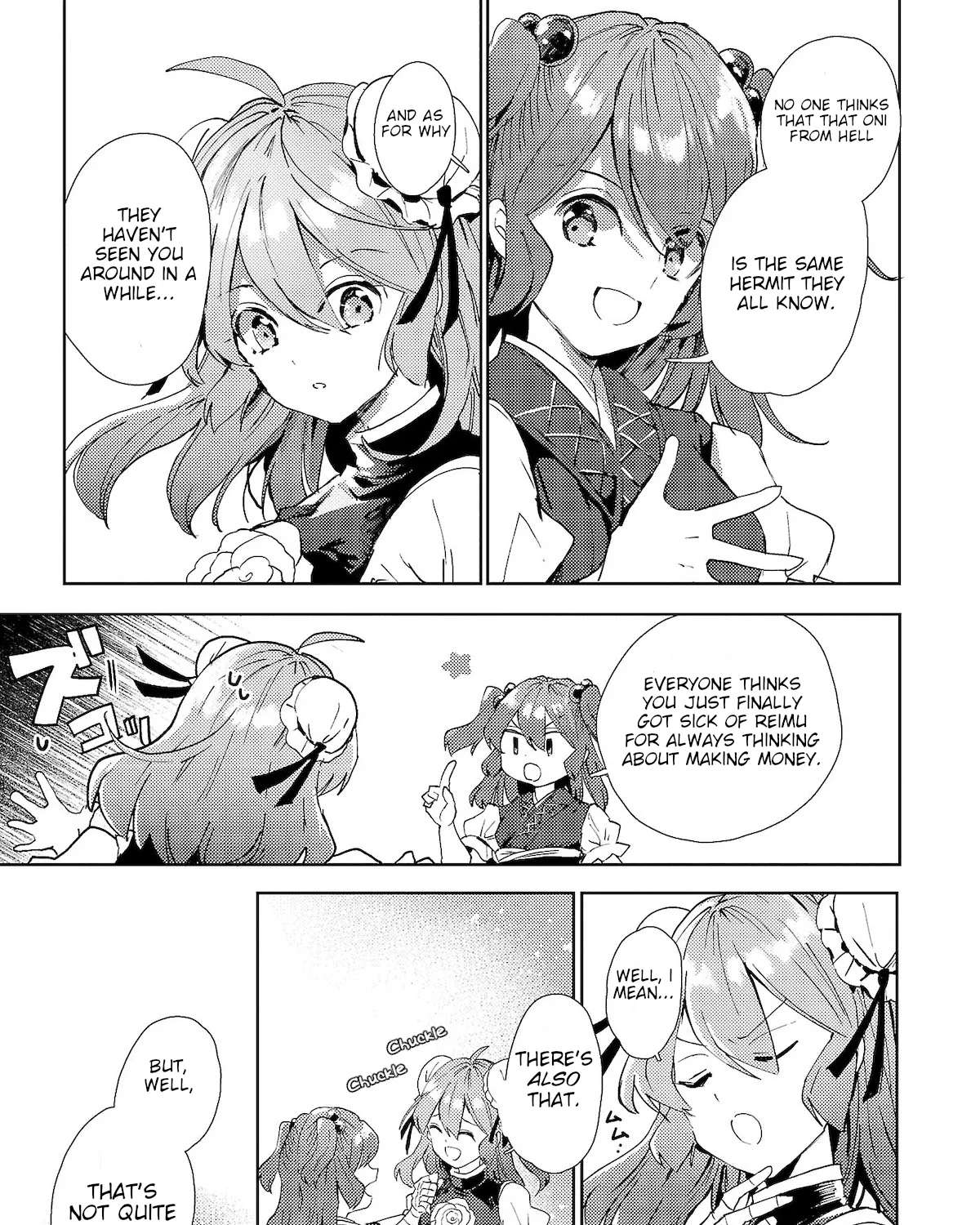 Touhou Ibarakasen - Wild And Horned Hermit Chapter 51 - page 53