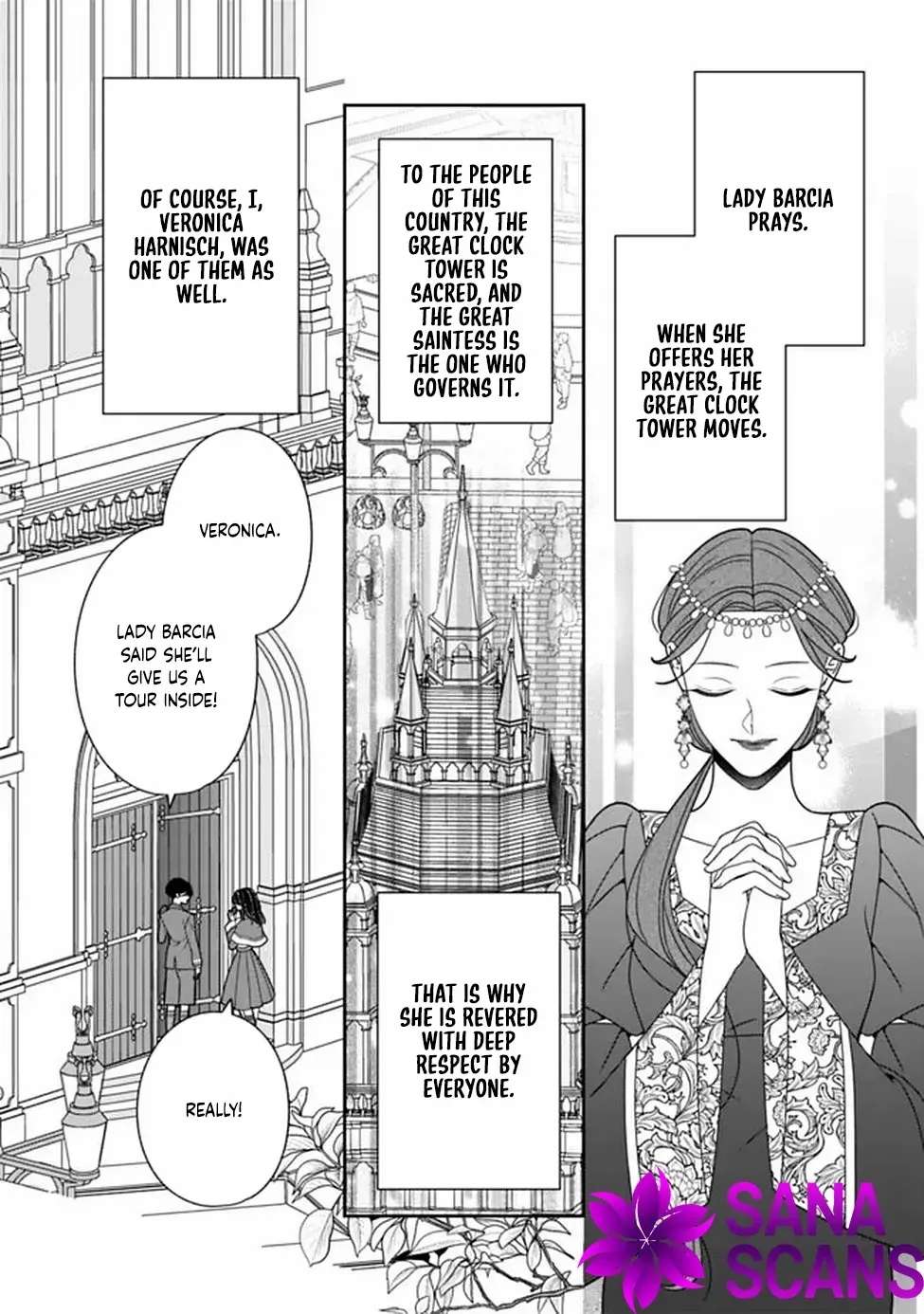 The Great Saintess of the Clock Tower Rejoices at the Broken Engagement Chapter 1 - page 13