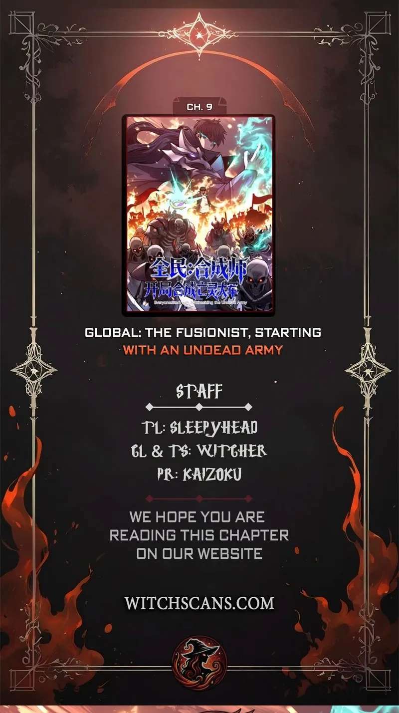 Global Awakening: The Synthesis Master Starts with an Undead Army Chapter 9 - page 1