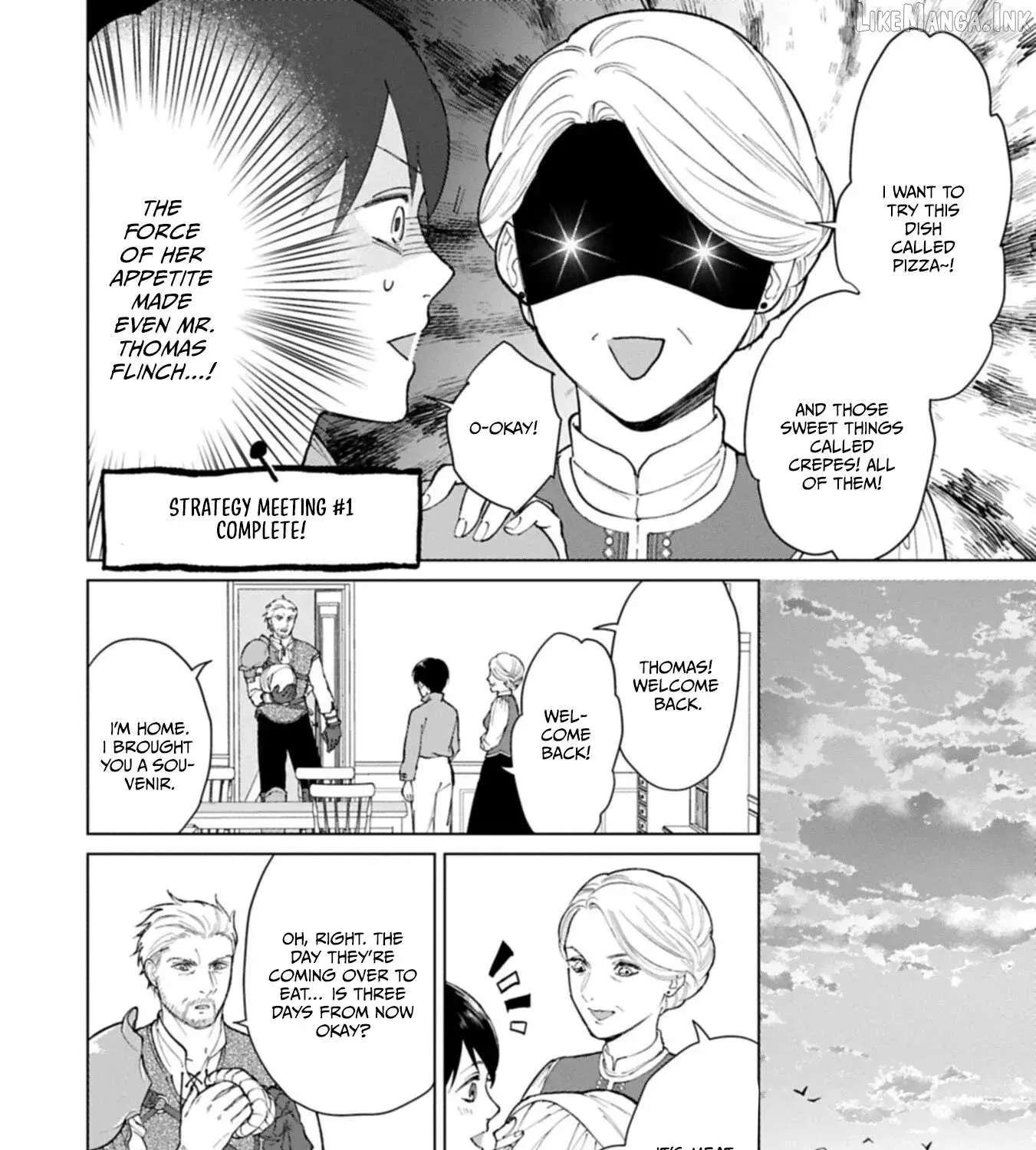 Ashita mo Ii Hi de Arimasu You ni.: Isekai de Atarashii Kazoku ga Dekimashita: San Kyoudai no Hokkori Gohan Nikki Chapter 4 - page 46
