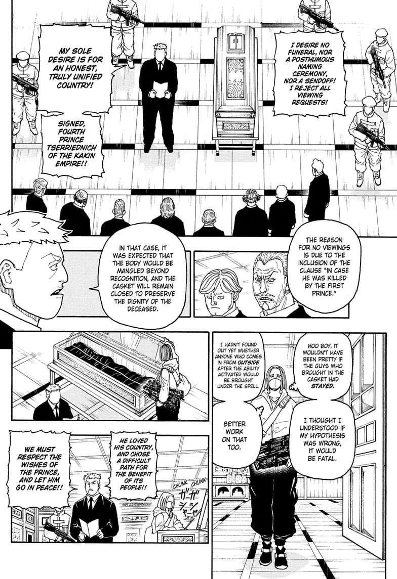 Hunter X Hunter Chapter 418 - page 13