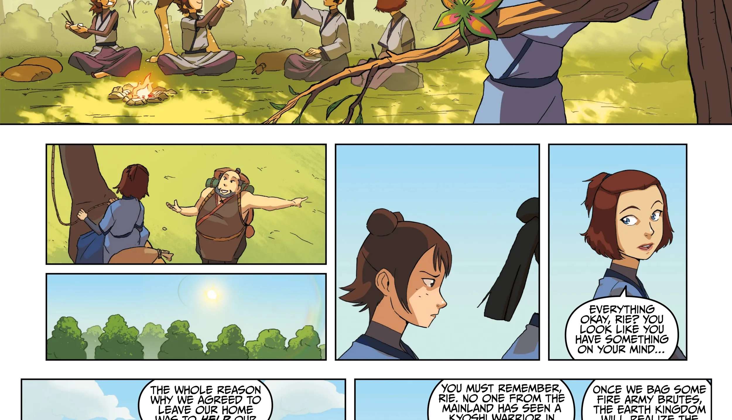 Avatar: The Last Airbender – The Kyoshi Warriors Chapter 1 - page 14