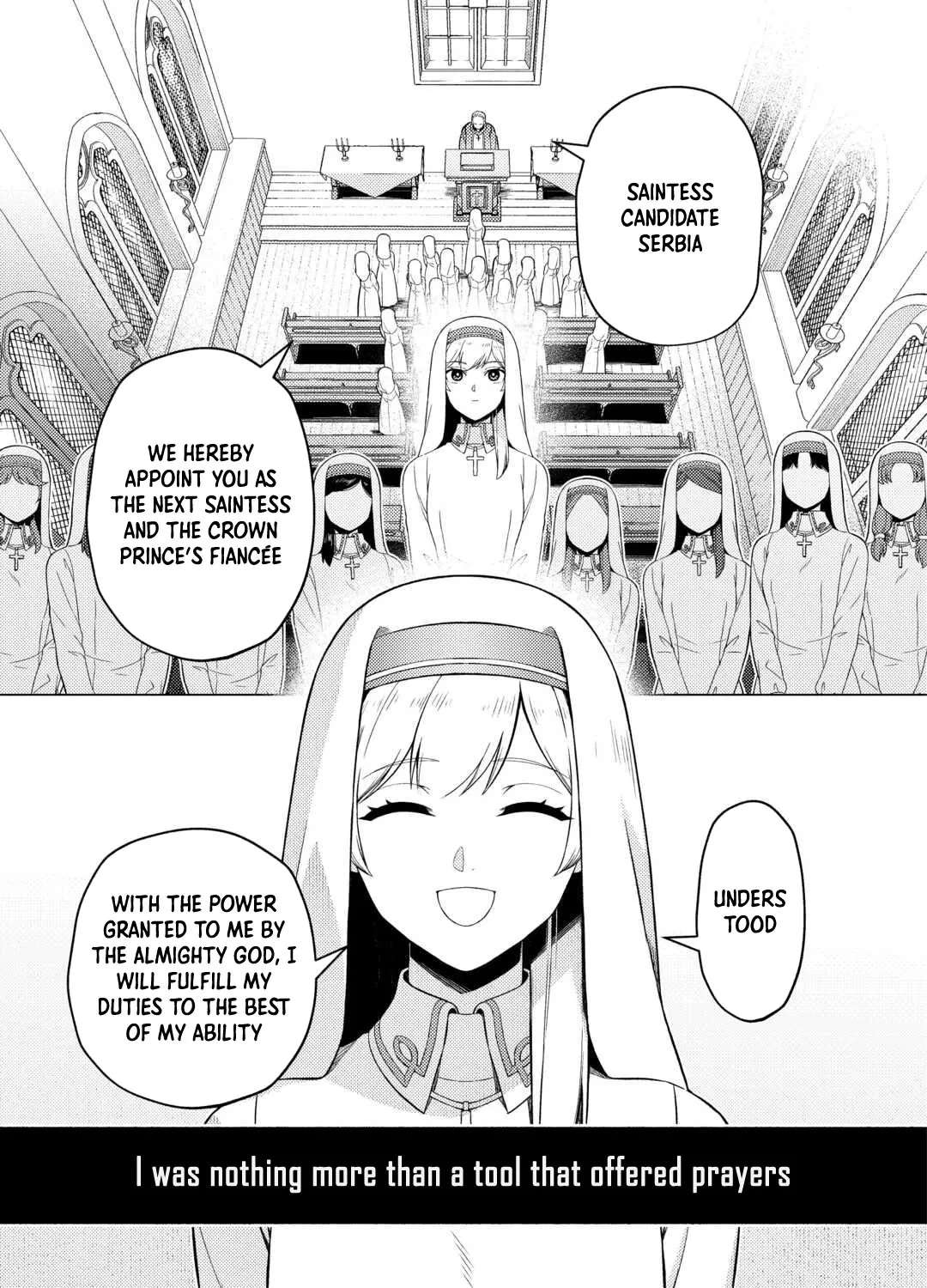 I Won't Go Back to the Church, Even If You Cry and Apologize! Chapter 1 - page 1