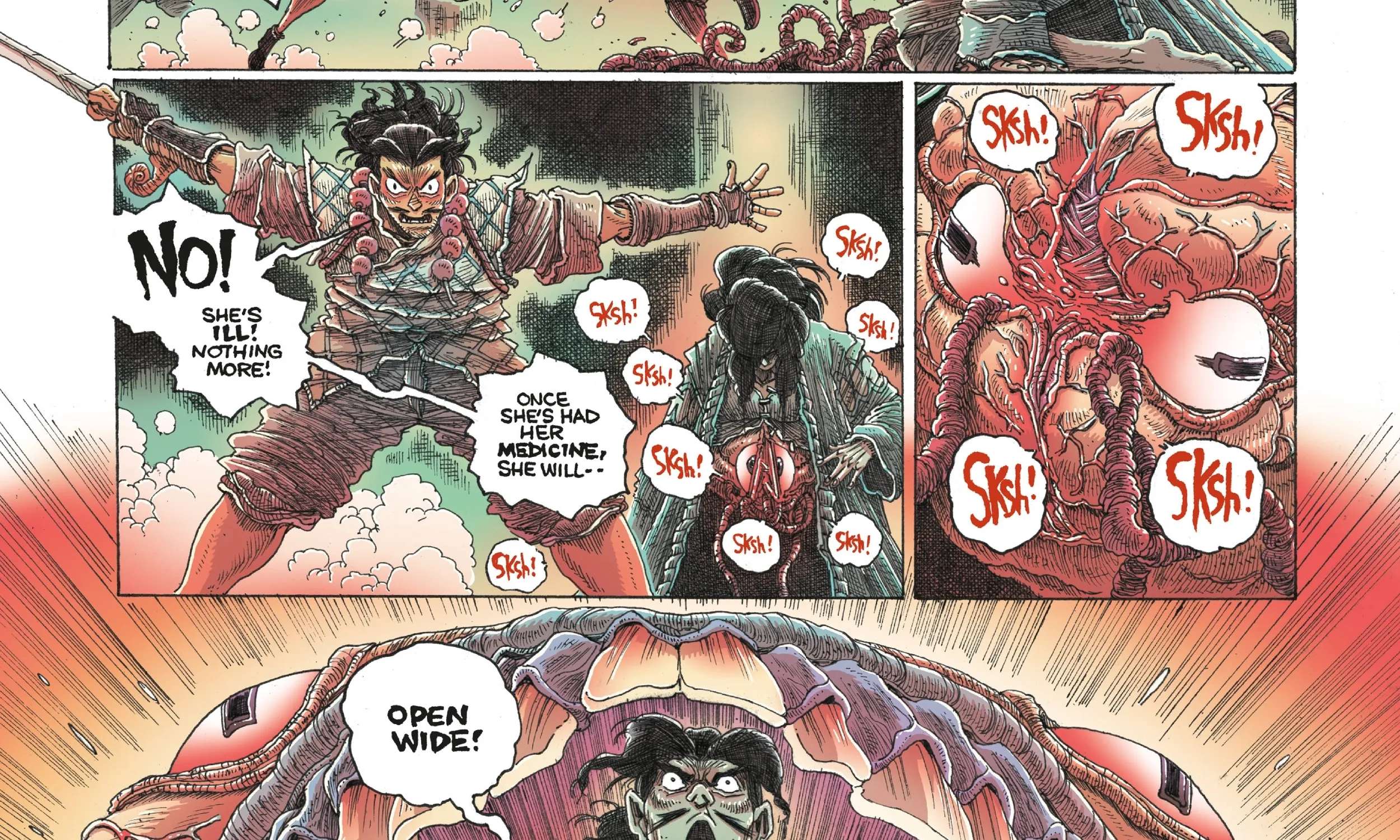 Orphan and the Five Beasts: Bath of Blood Chapter 4 - page 35