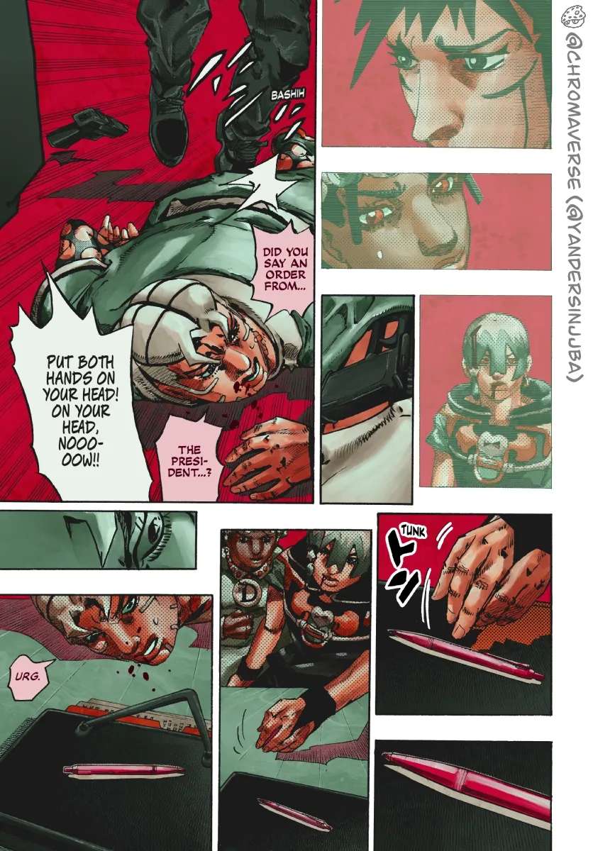 Jojo's Bizarre Adventure Part 9 - The Jojolands (Fan-Colored) Chapter 32 - page 18