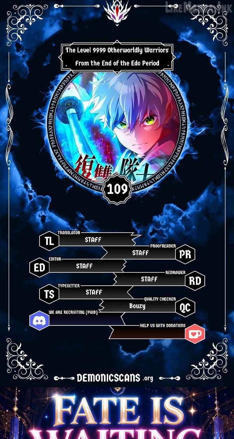 Fukushuu No Taishi - Level 9999 No Bakumatsu Isekai Tensei Chapter 109 - page 1