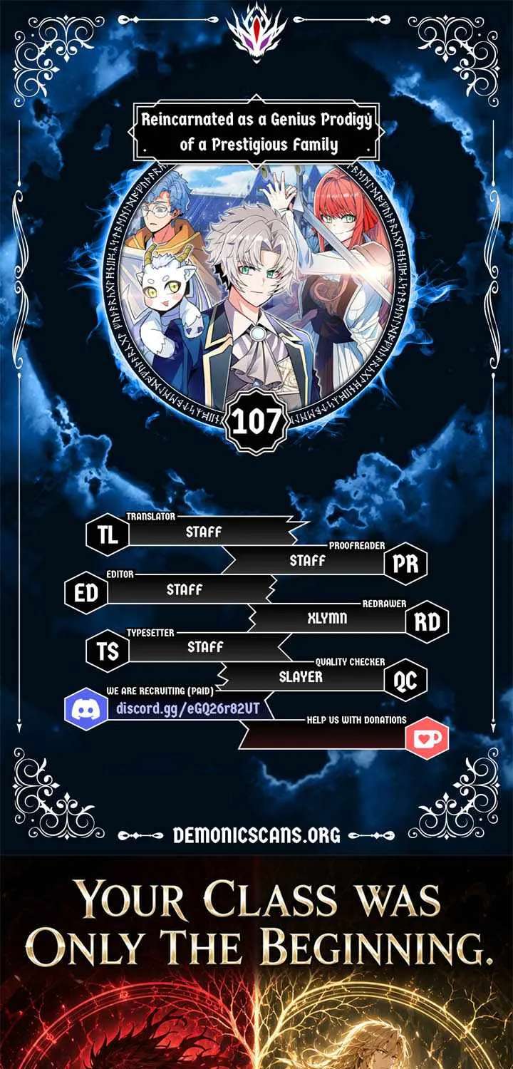 Reincarnated As A Genius Prodigy Of A Prestigious Family Chapter 107 - page 1