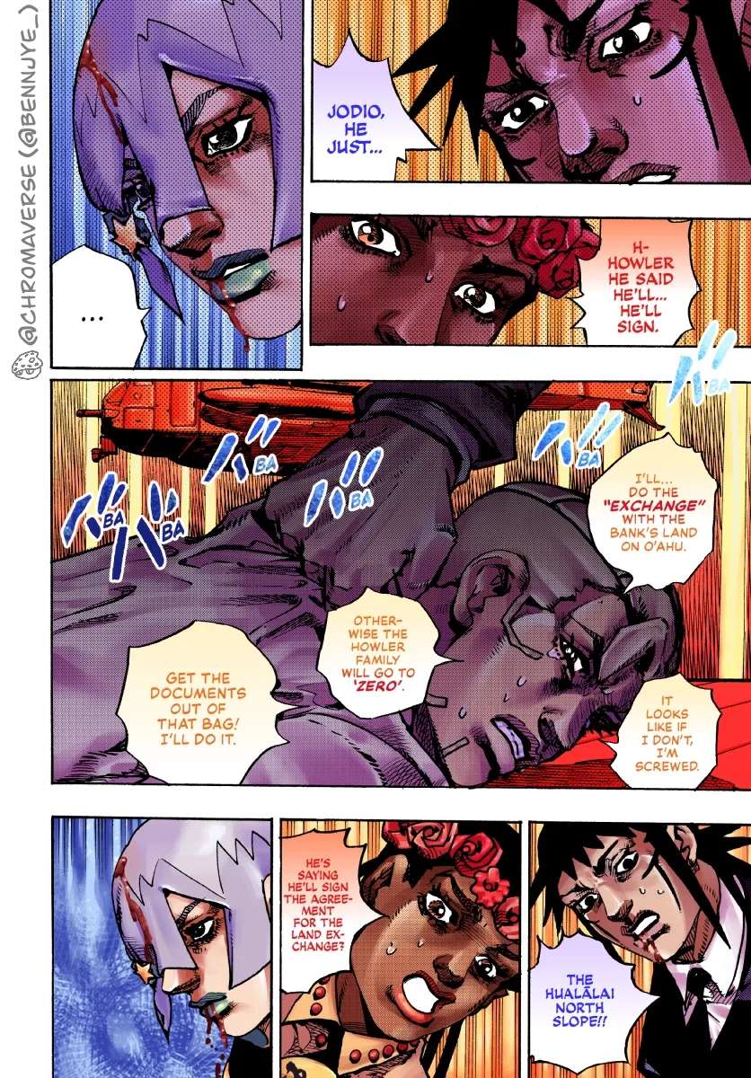 Jojo's Bizarre Adventure Part 9 - The Jojolands (Fan-Colored) Chapter 32 - page 24