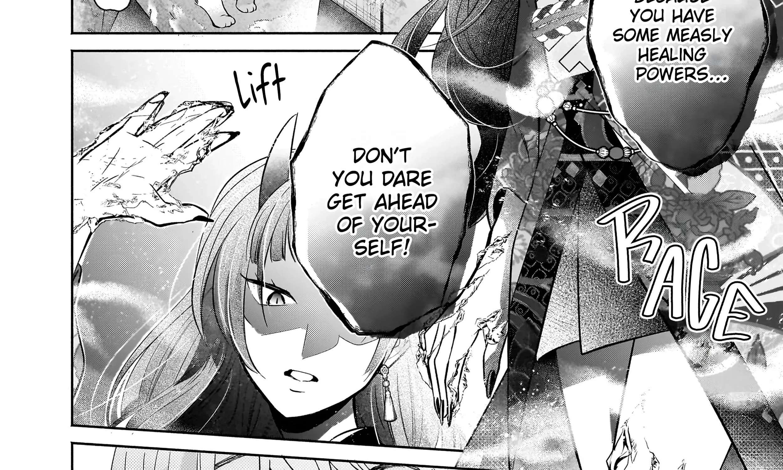 Yashaou No Saiai Shitagerareta Chiyu No Otome Wa Dekiai Sareru Chapter 6.1 - page 50