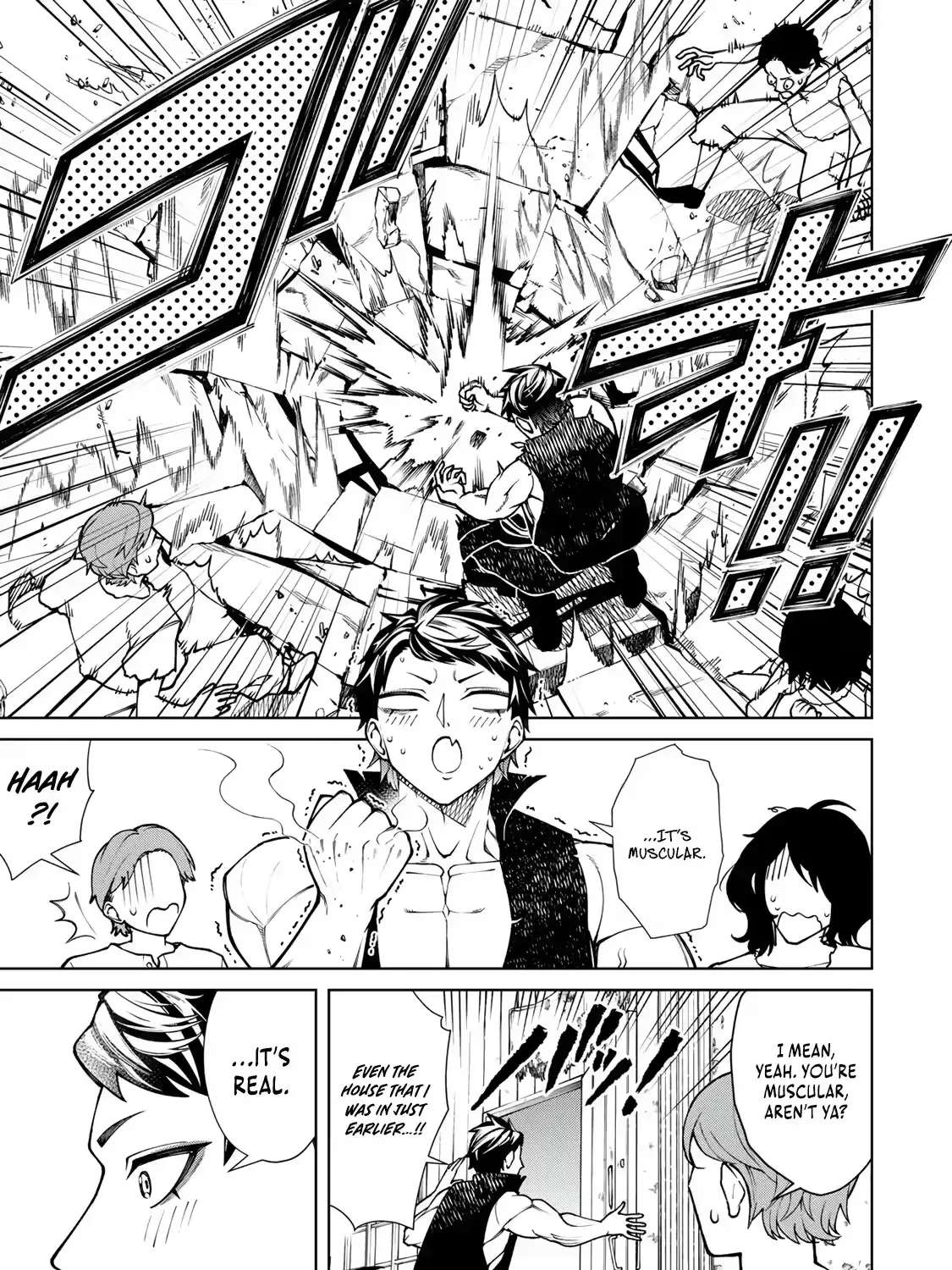 As the Game Progresses, I’m Reincarnated as a Muscle-Brained Character Who Becomes Less and Less Useful, but I Still Decide to Master Physics Chapter 1 - page 14