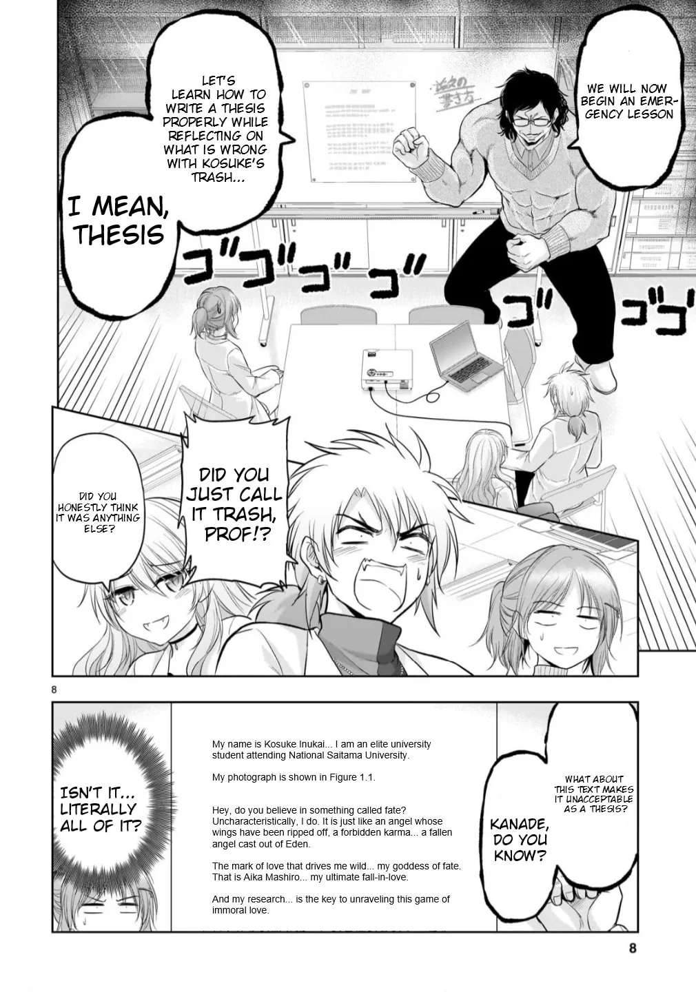 Rikei ga Koi ni Ochita no de Shoumei shitemita. Chapter 108 - page 8