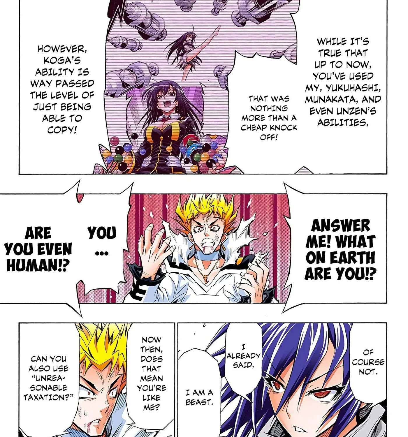 Medaka Box (Official Colored) Chapter 54 - page 21