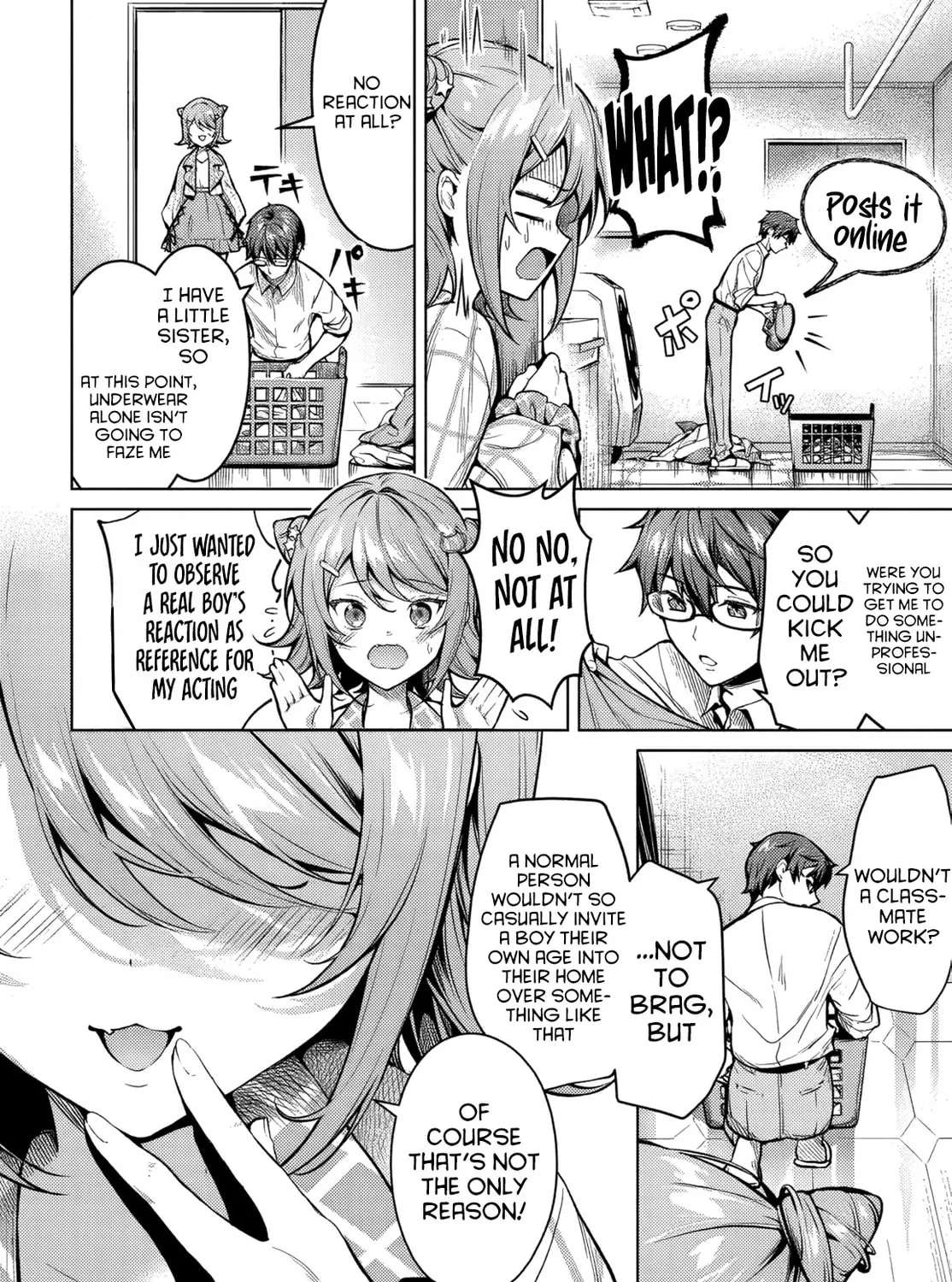 Tier 1 Shimai: Yuumei Yonshimai wa Boku nashi de wa Ikirarenai Chapter 1 - page 41