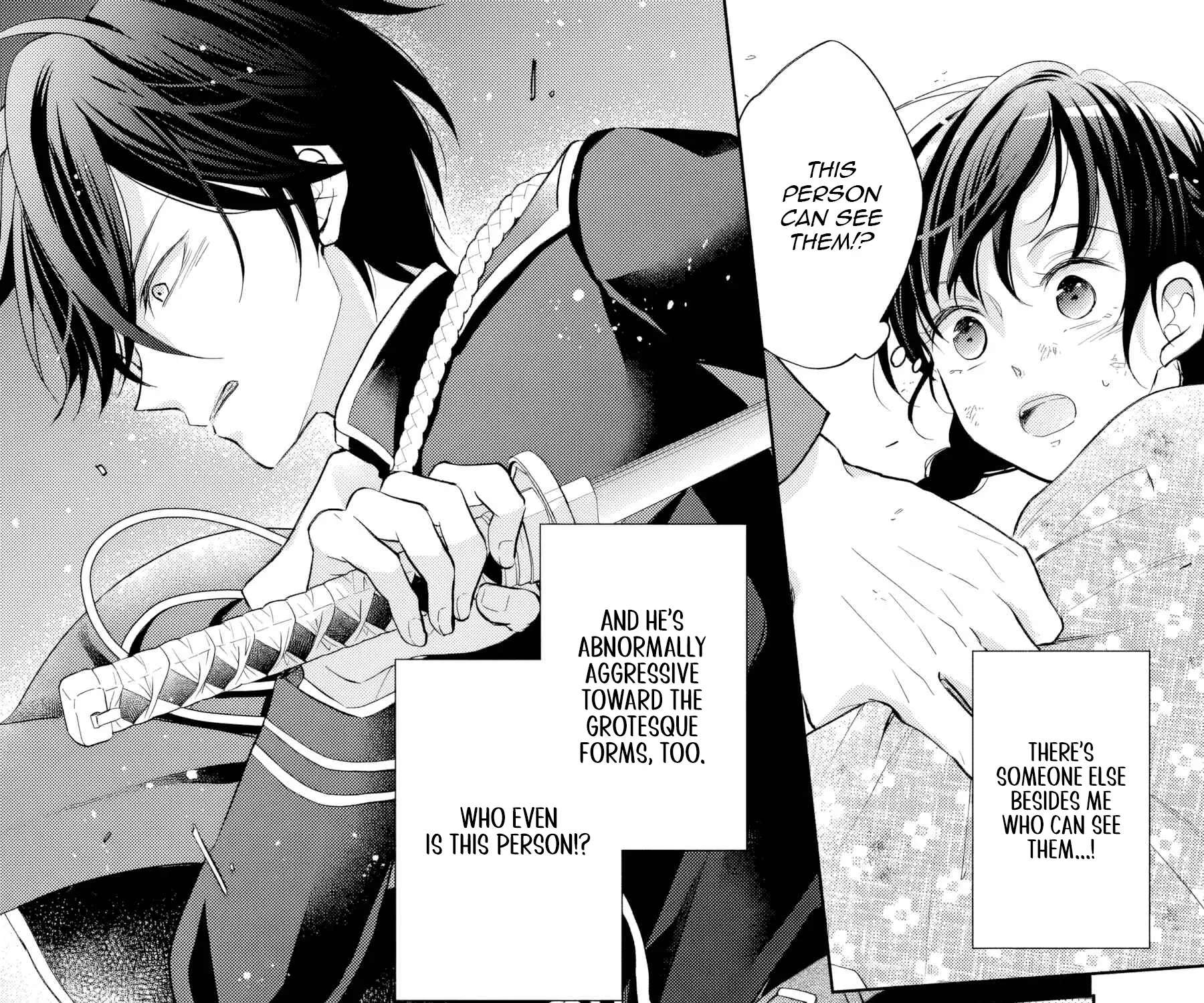 Usukawa Ichimai Mukouga wa: Konyaku Haki Sareta Futatabime no Jinsei, Ayakashi wo Miru me ga Saikyou Gunjin wo Michibiku Chapter 1 - page 112