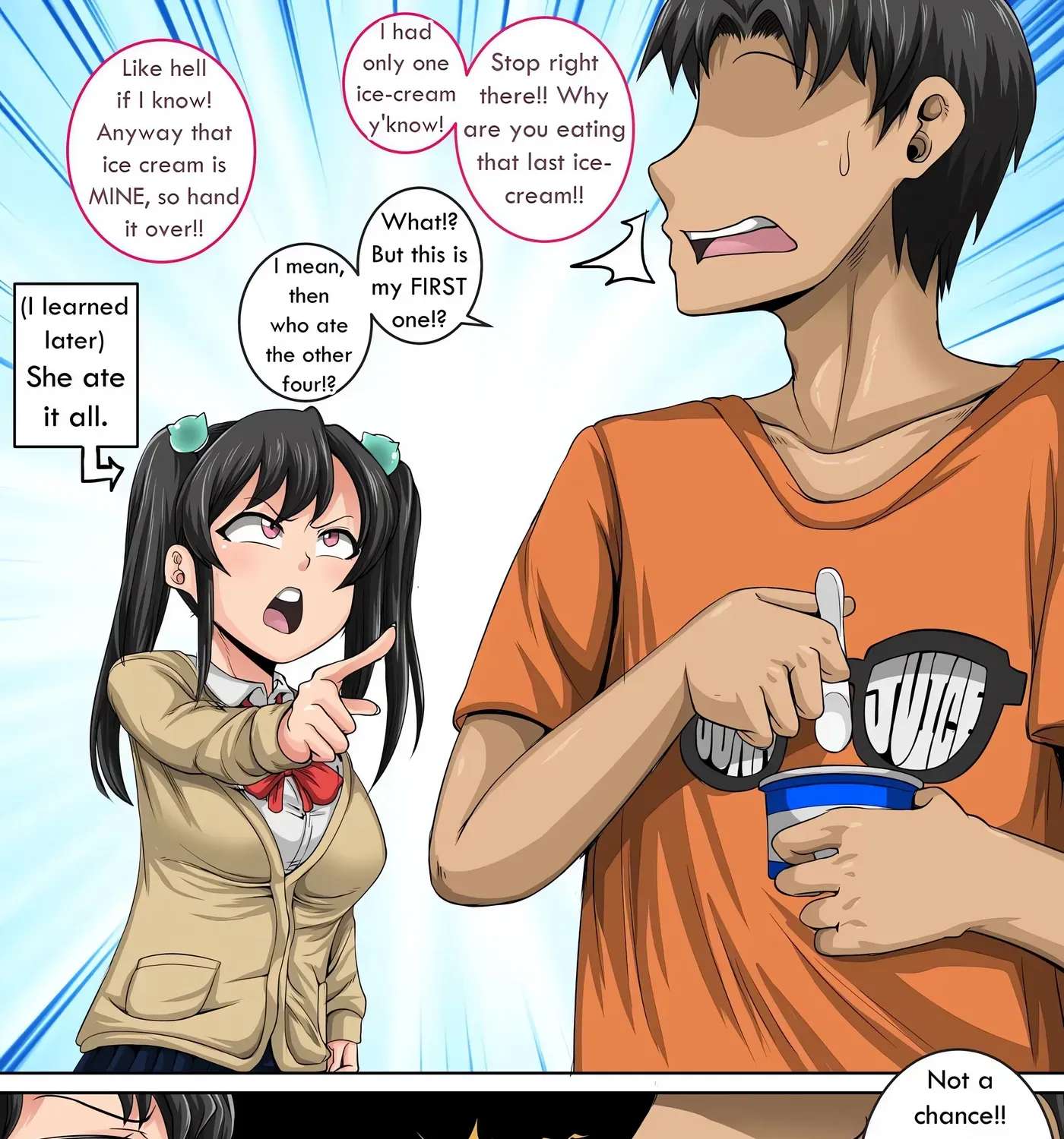 Annoying Little Sister needs to be Scolded Chapter 1.5 - page 15