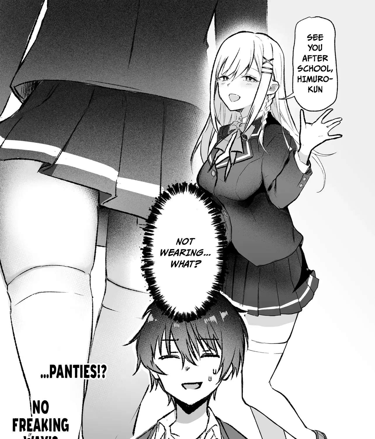 The Saintly Girl Sitting Next to Me Secretly Shows Me What's Under Her Skirt Chapter 1 - page 35