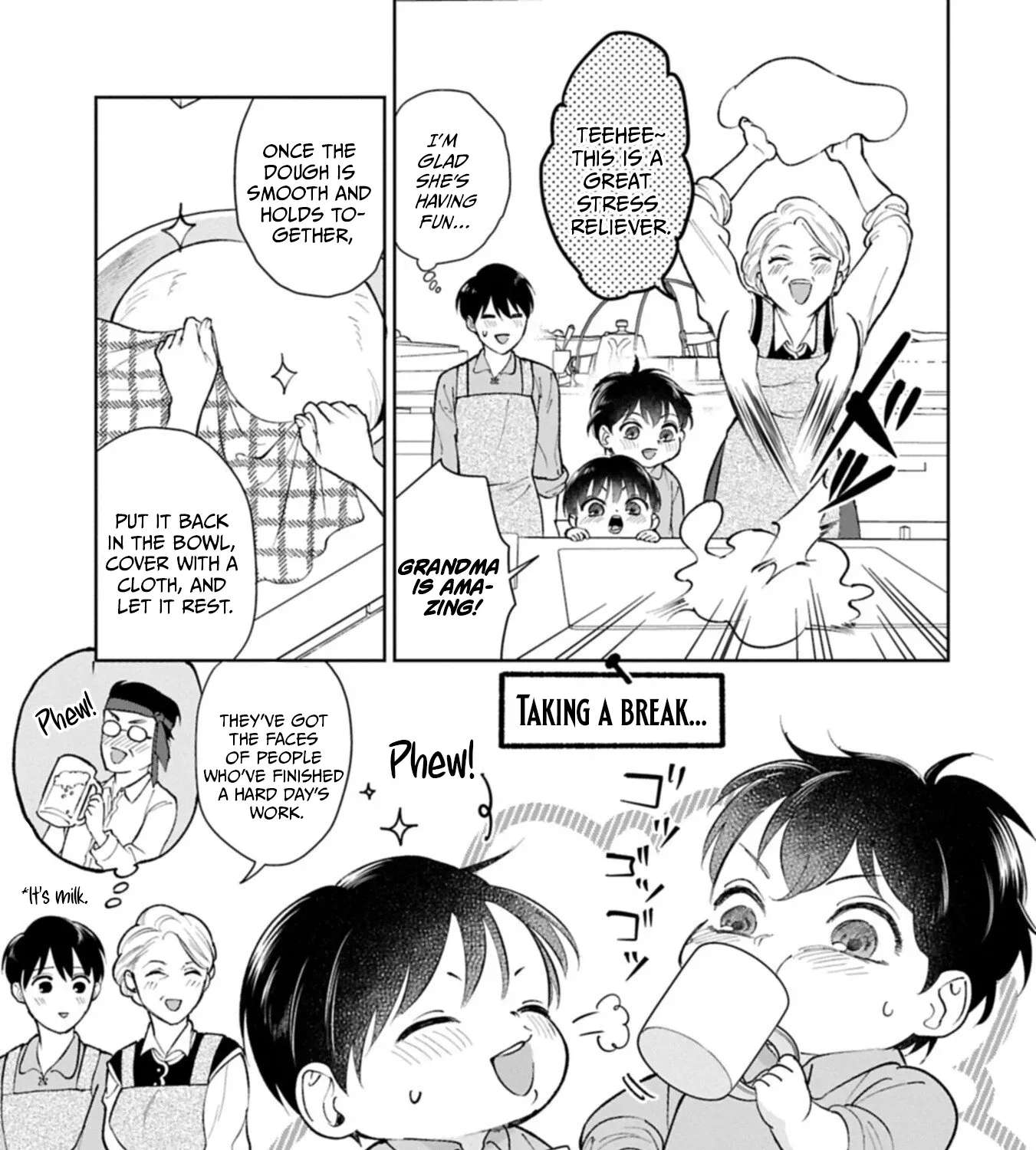 Ashita mo Ii Hi de Arimasu You ni.: Isekai de Atarashii Kazoku ga Dekimashita: San Kyoudai no Hokkori Gohan Nikki Chapter 5 - page 35