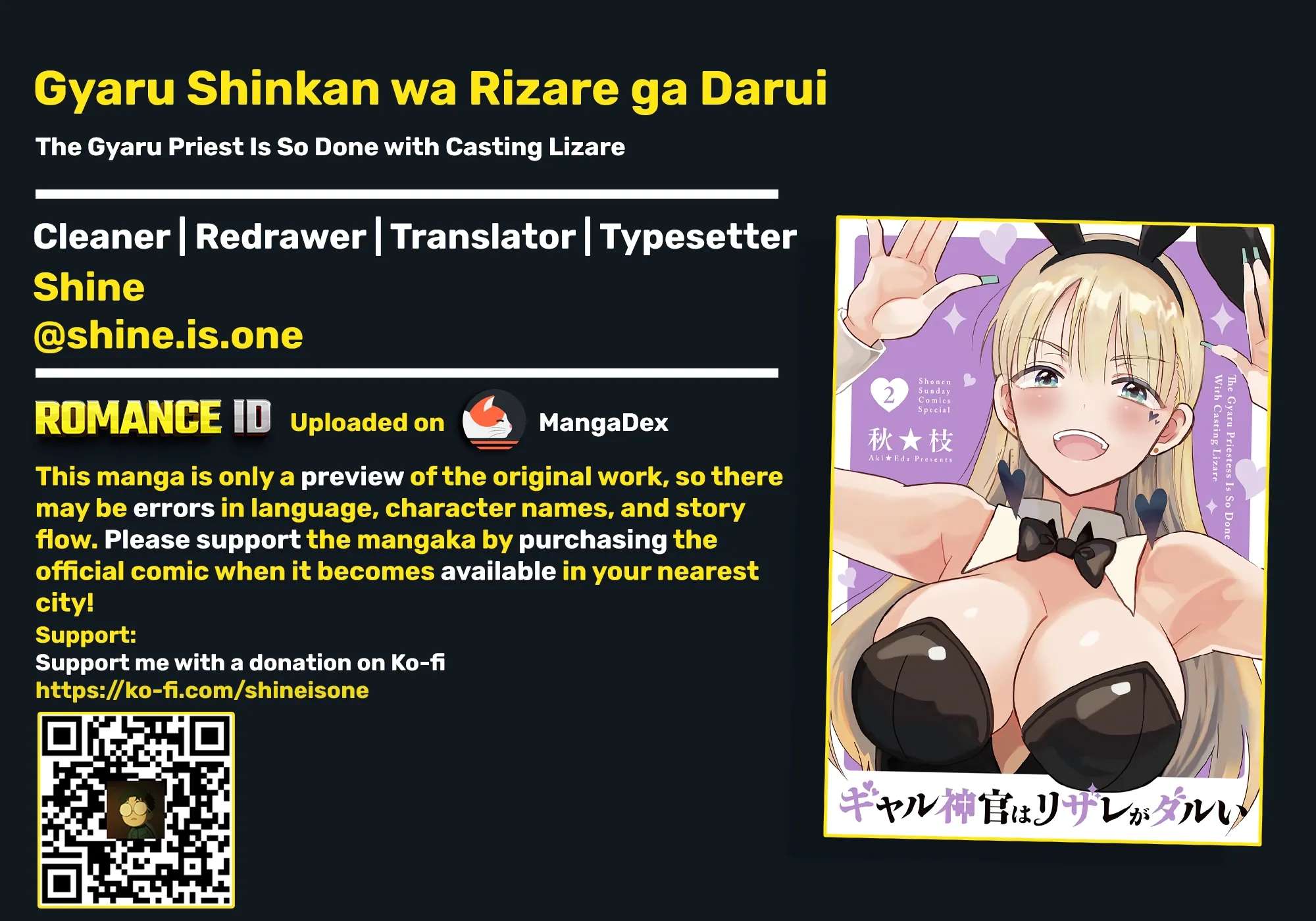 The Gyaru Priestess Is So Done with Casting Resurrection Chapter 20 - page 1