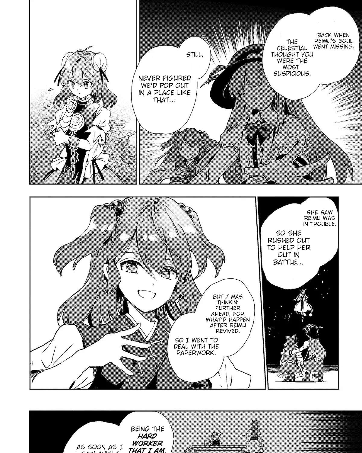 Touhou Ibarakasen - Wild And Horned Hermit Chapter 51 - page 47