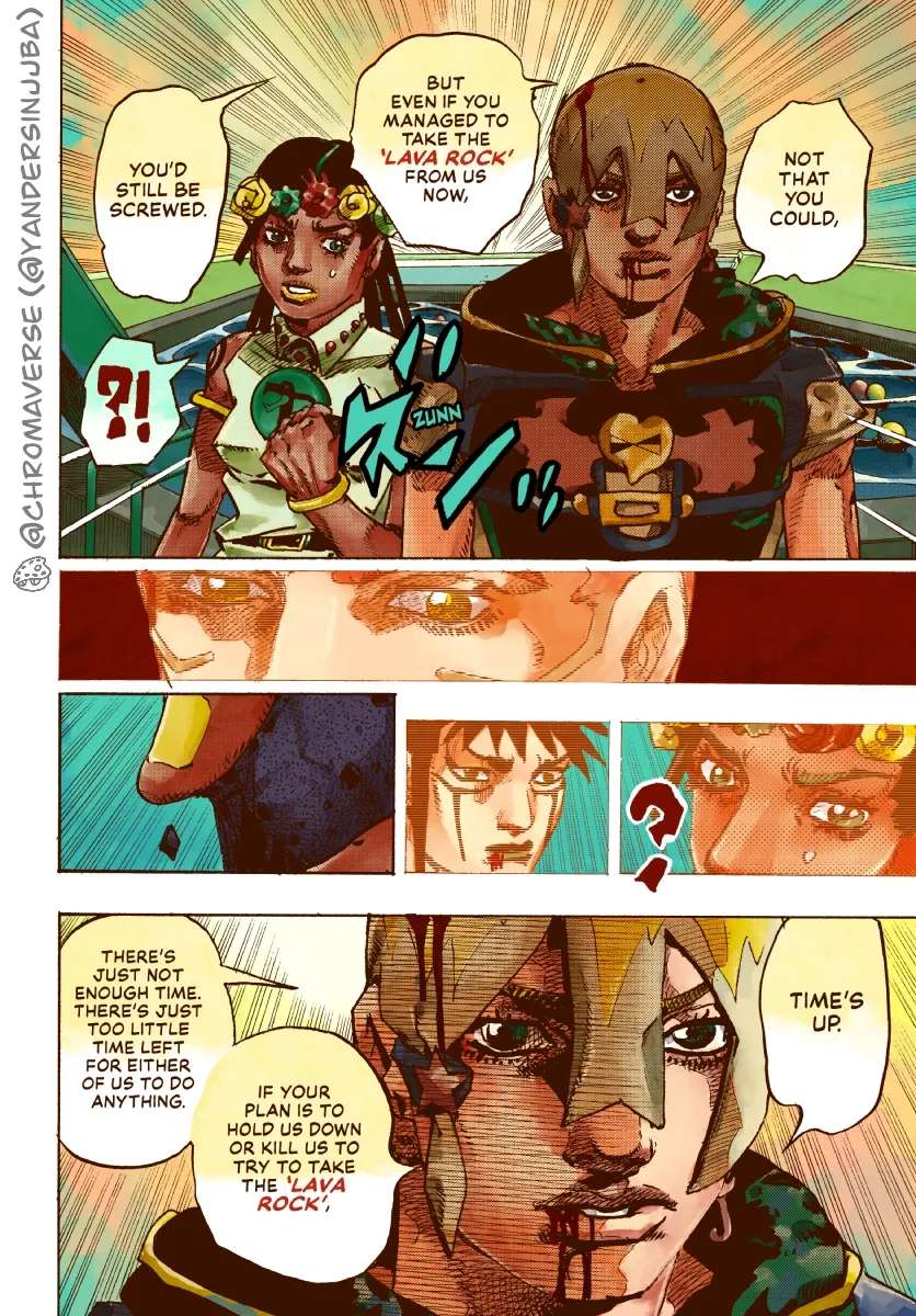 Jojo's Bizarre Adventure Part 9 - The Jojolands (Fan-Colored) Chapter 32 - page 8