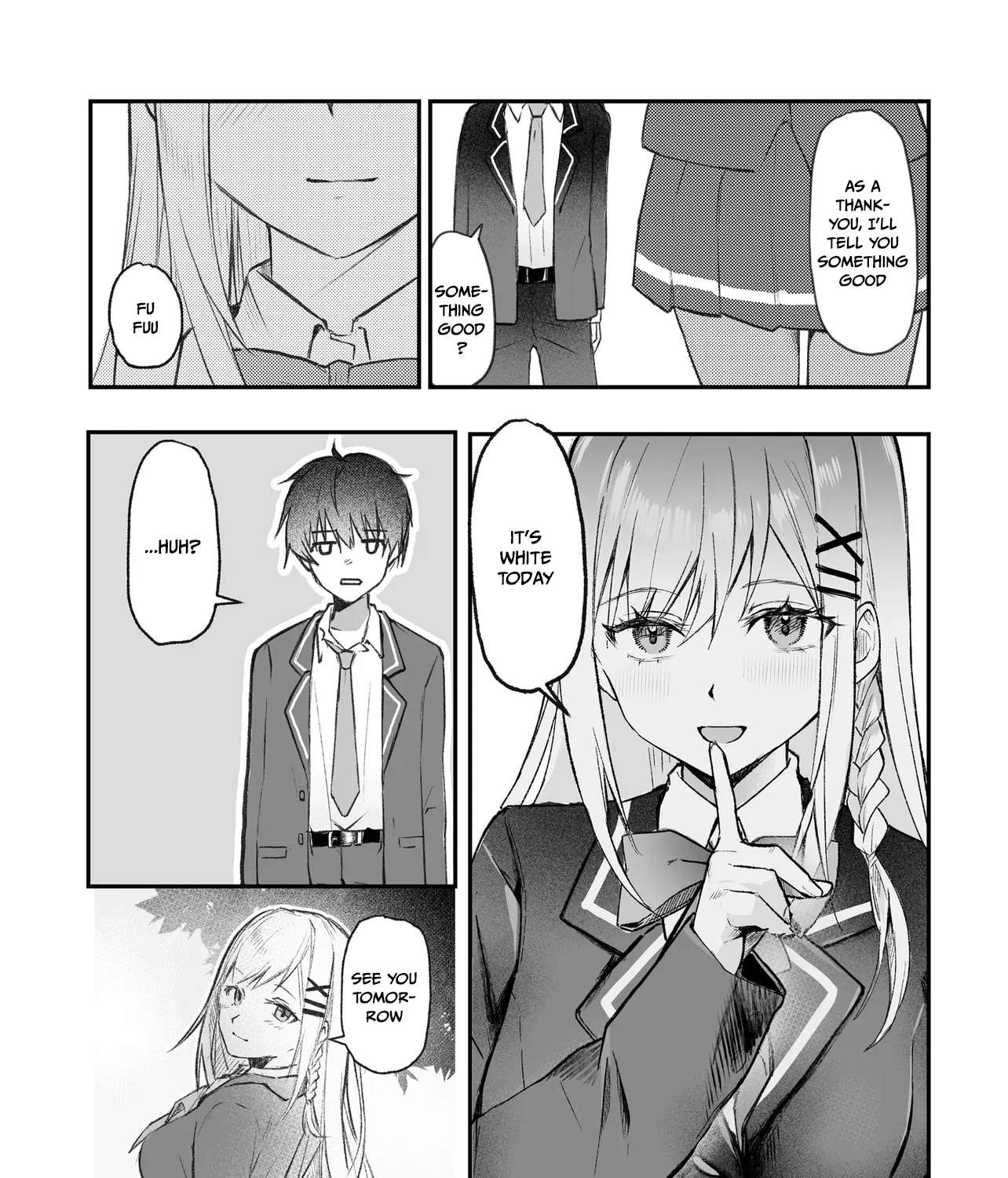 The Saintly Girl Sitting Next to Me Secretly Shows Me What's Under Her Skirt Chapter 1 - page 25